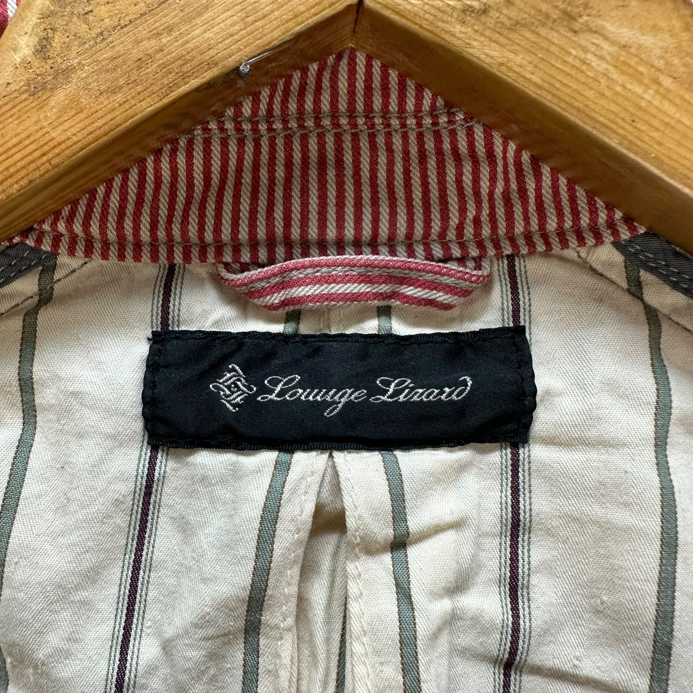 Lounge Lizard Lounge Lizard Red Hickory Striped Jacket #A24-0545 Size US XS / EU 42 / 0 - 8 Thumbnail