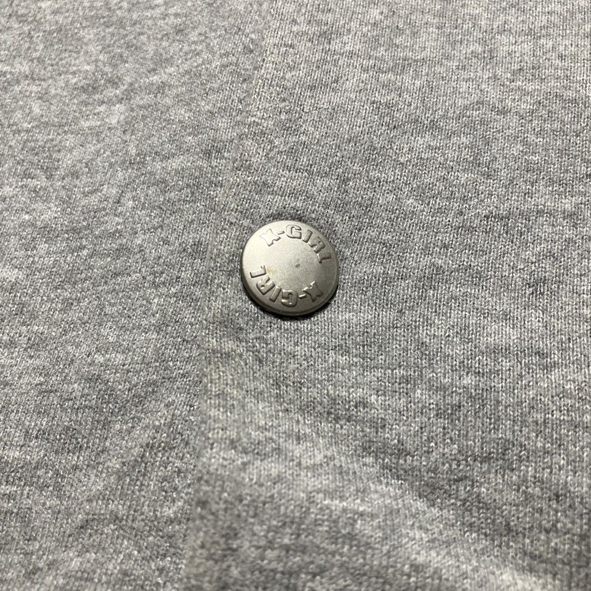Japanese Brand 2000s X-girl Women Face Big Logo HG Style Button Jacket Grey Size US S / EU 44-46 / 1 - 11 Thumbnail