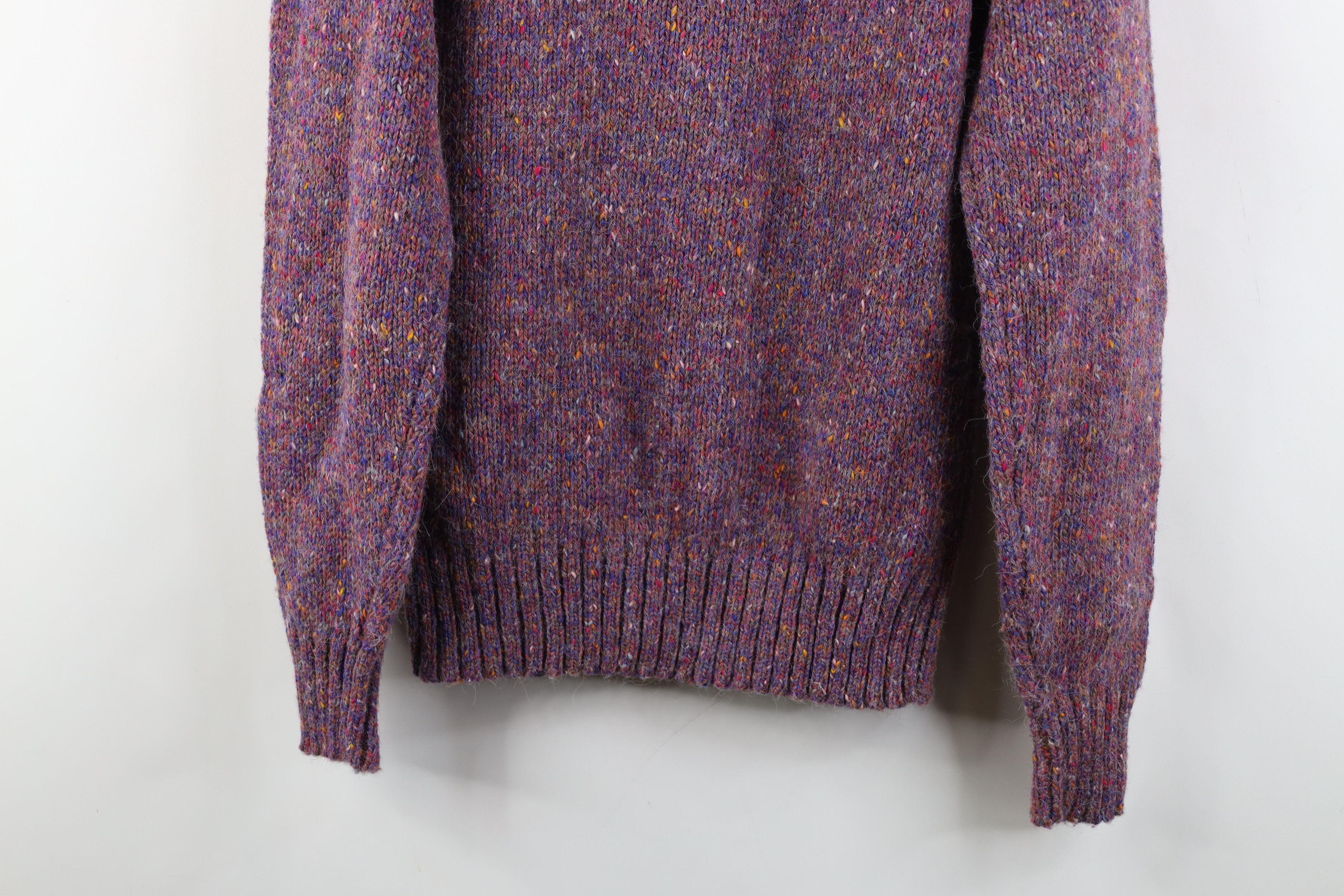 Vintage Vintage 70s Streetwear Wool Blend Knit Mock Neck Sweater Size M / US 6-8 / IT 42-44 - 9 Thumbnail
