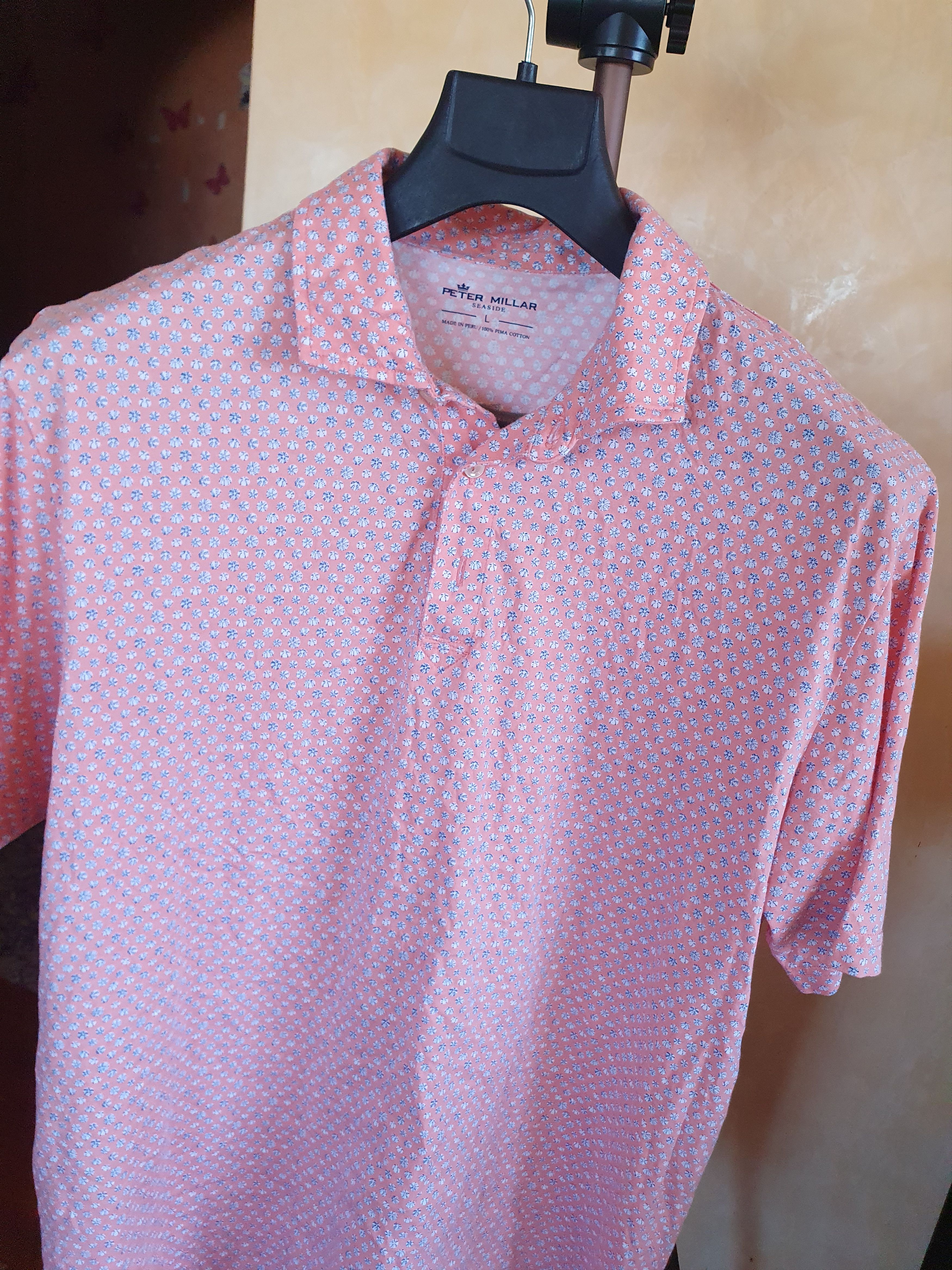 Peter Millar Peter Millar Seaside Golf Polo Beach Balls Print sz L Size US L / EU 52-54 / 3 - 9 Thumbnail