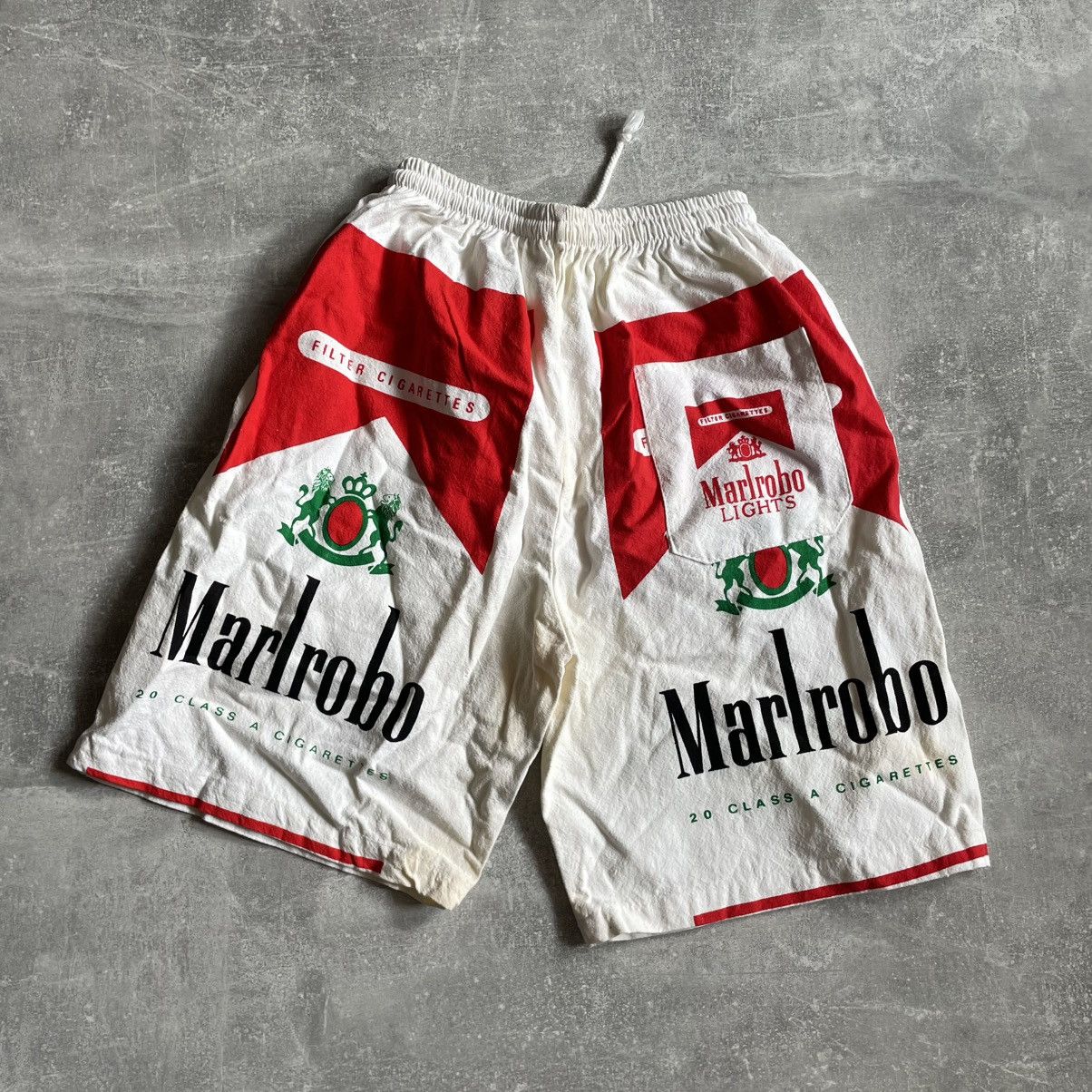 Marlboro × Vintage Catalyst Vintage Vintage Marlboro Towel Shorts 90s old money Size US 33 - 8 Thumbnail