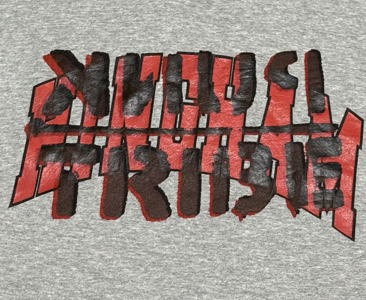 Fruit Of The Loom Vintage Gingham Punk Tribe Sweatshirt Hoodie Size US L / EU 52-54 / 3 - 9 Thumbnail