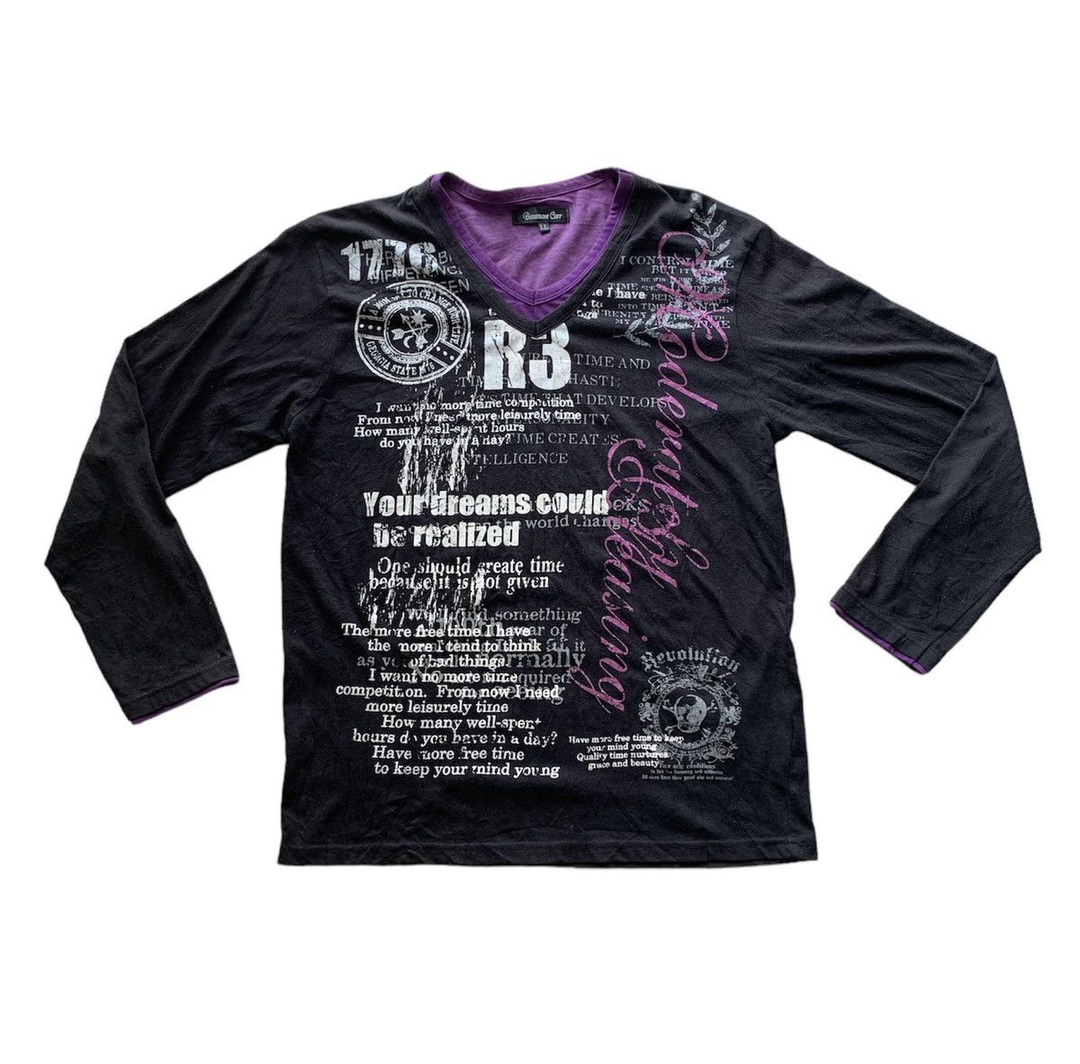 If Six Was Nine Beaumont carr punk poem with skull shirt Size US L / EU 52-54 / 3 - 1 Thumbnail