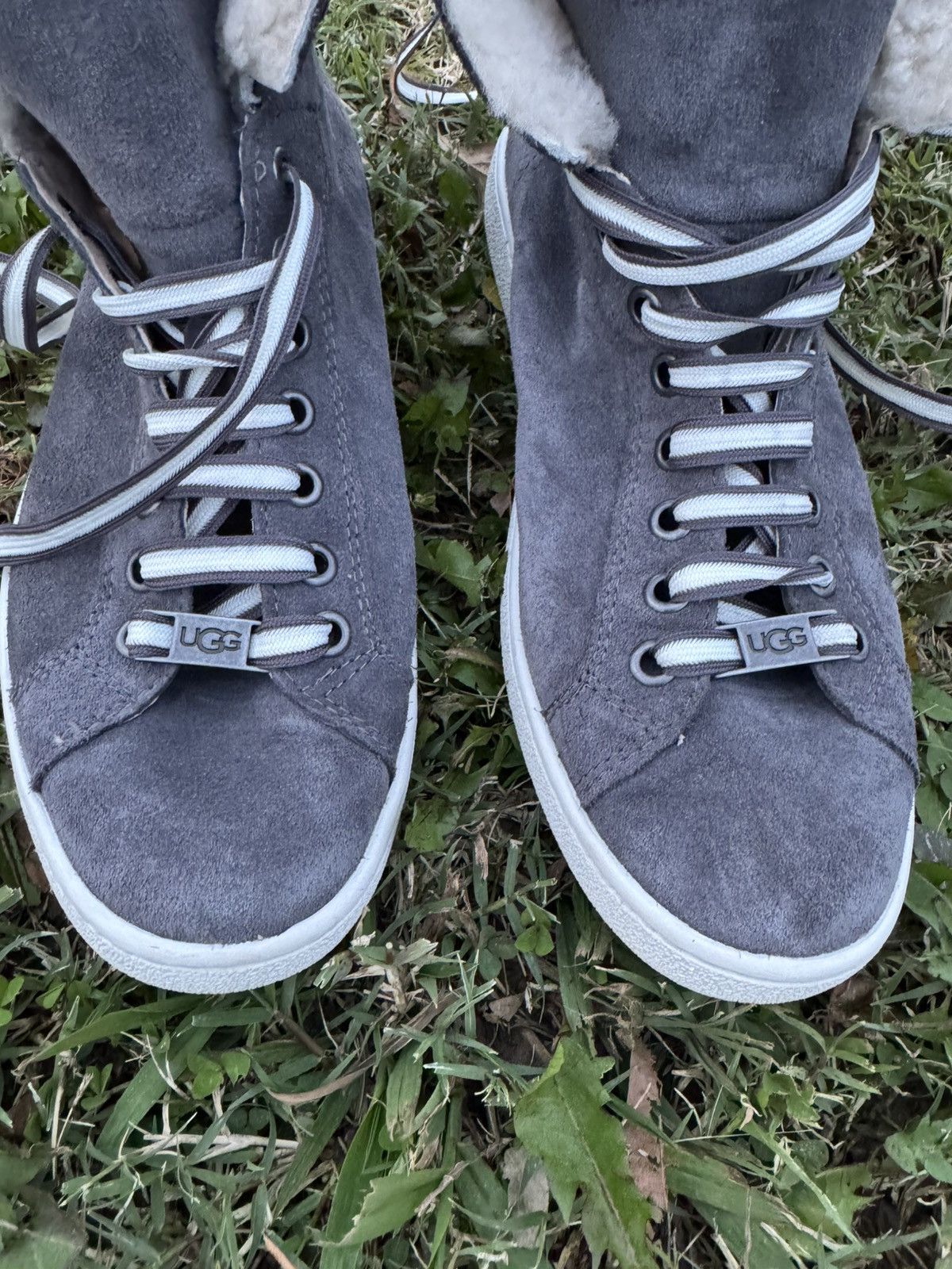 Ugg Ugg Starlyn High-Top Boots- Gray Size US 9 / IT 39 - 3 Thumbnail