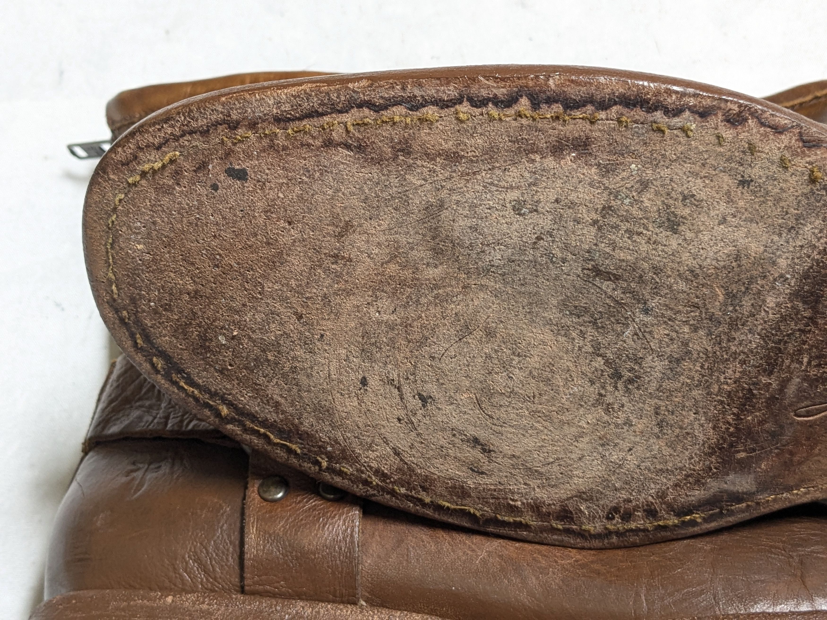 Frye Frye Harness Boots Brown 9 D Leather Back Zip Size US 9 / EU 42 - 20 Thumbnail