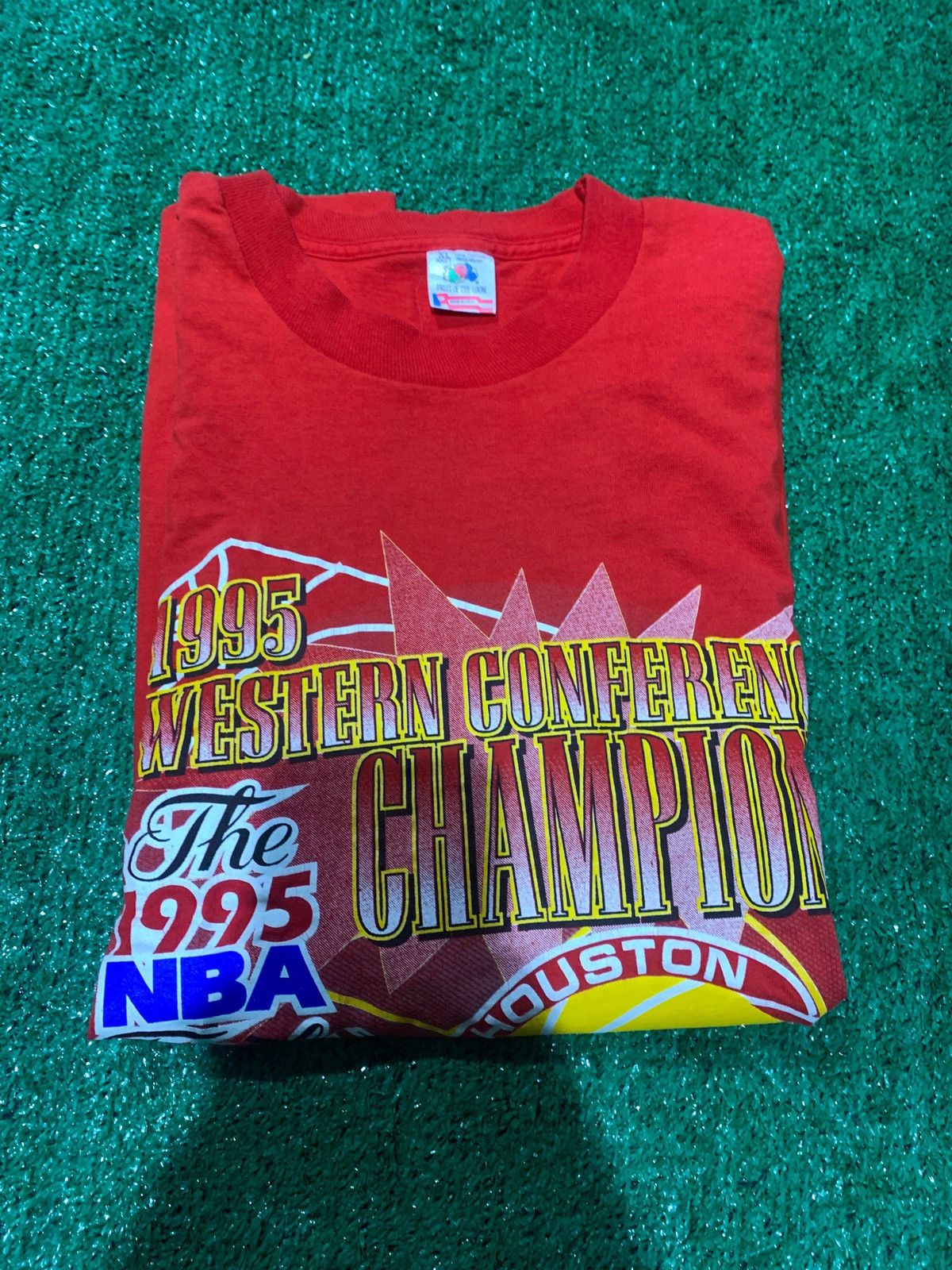 NBA × Vintage Vintage NBA 1995 Western Conference Champions T-shirt Size US XL / EU 56 / 4 - 5 Thumbnail