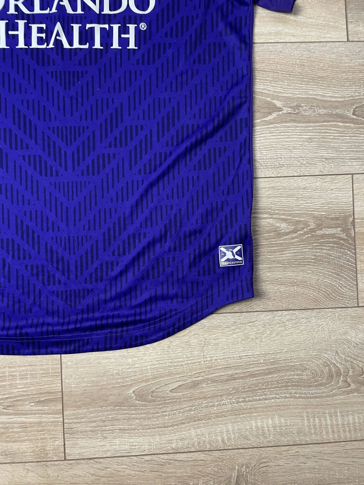 Adidas MLS ADIDAS ORLANDO CITY 19/20 HOME SOCCER JERSEY Mens L Size US L / EU 52-54 / 3 - 4 Thumbnail