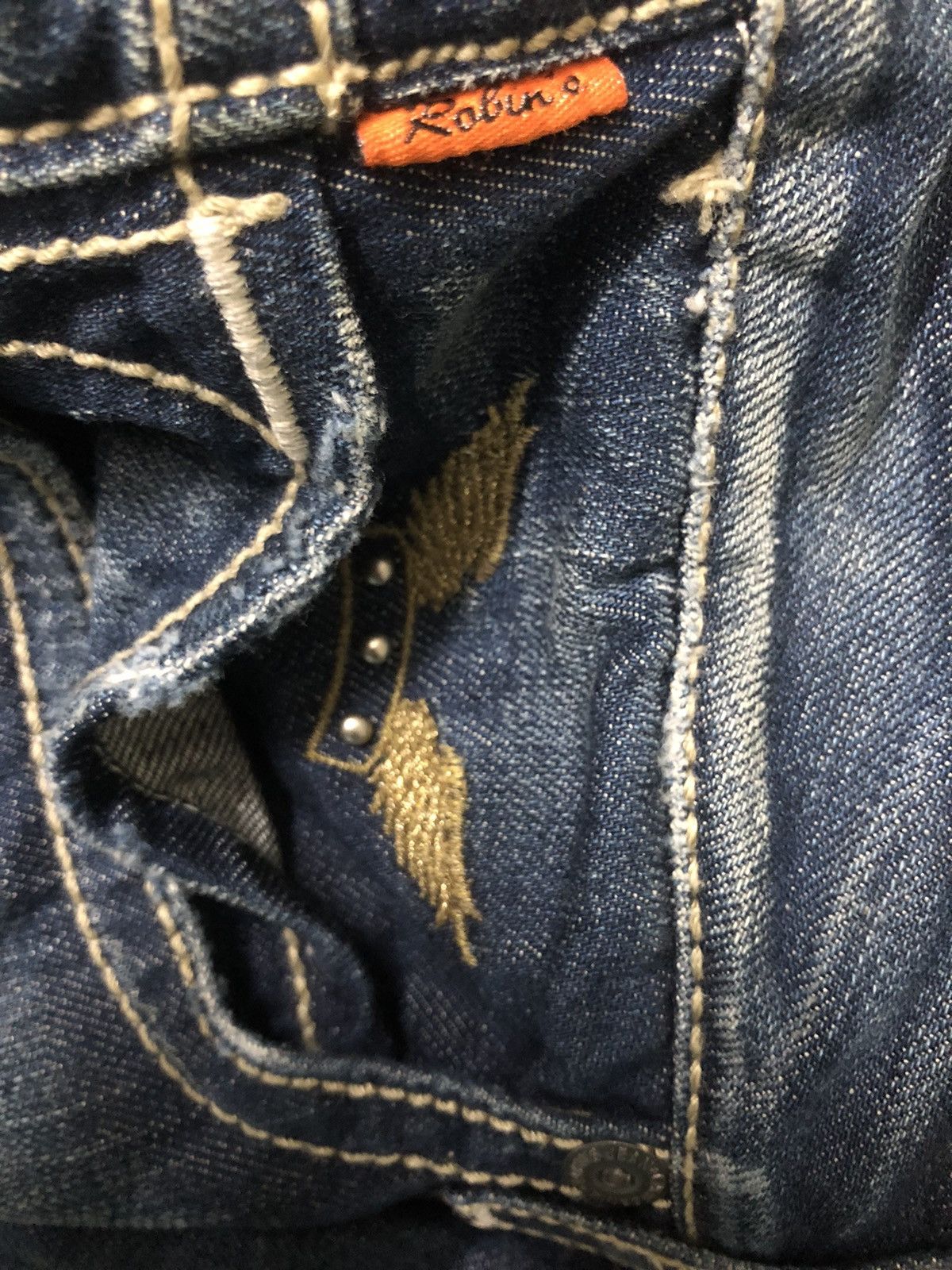 Robins Jeans Robin’s Jean x Golden Wings x Vintage Denim Size US 29 - 14 Thumbnail