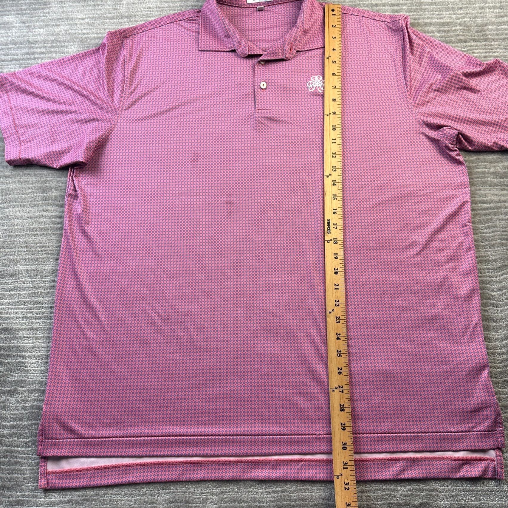 Peter Millar Peter Millar Polo Shirt Mens Extra Large Pink Summer Comfort Size US XL / EU 56 / 4 - 7 Thumbnail