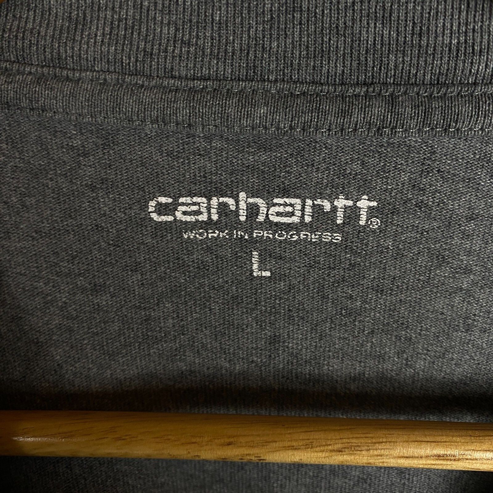 Carhartt Carhartt Big Logo Longsleeve Gray Size L ` Size US L / EU 52-54 / 3 - 4 Thumbnail