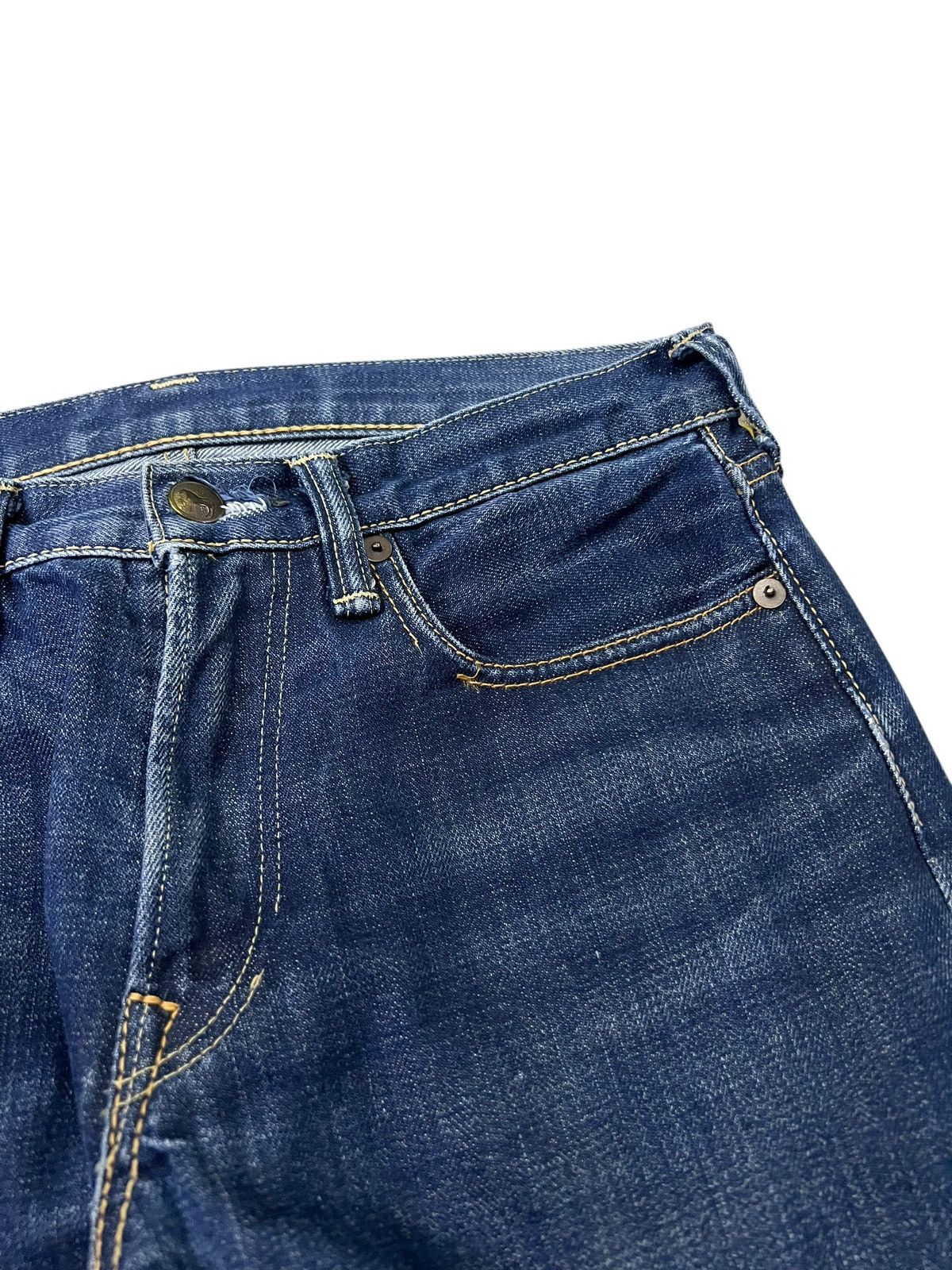 45rpm × If Six Was Nine × Le Grande Bleu (L.G.B.) Vintage 90’s Style 45rpm Distress Jeans Very Rare Size US 28 / EU 44 - 8 Thumbnail