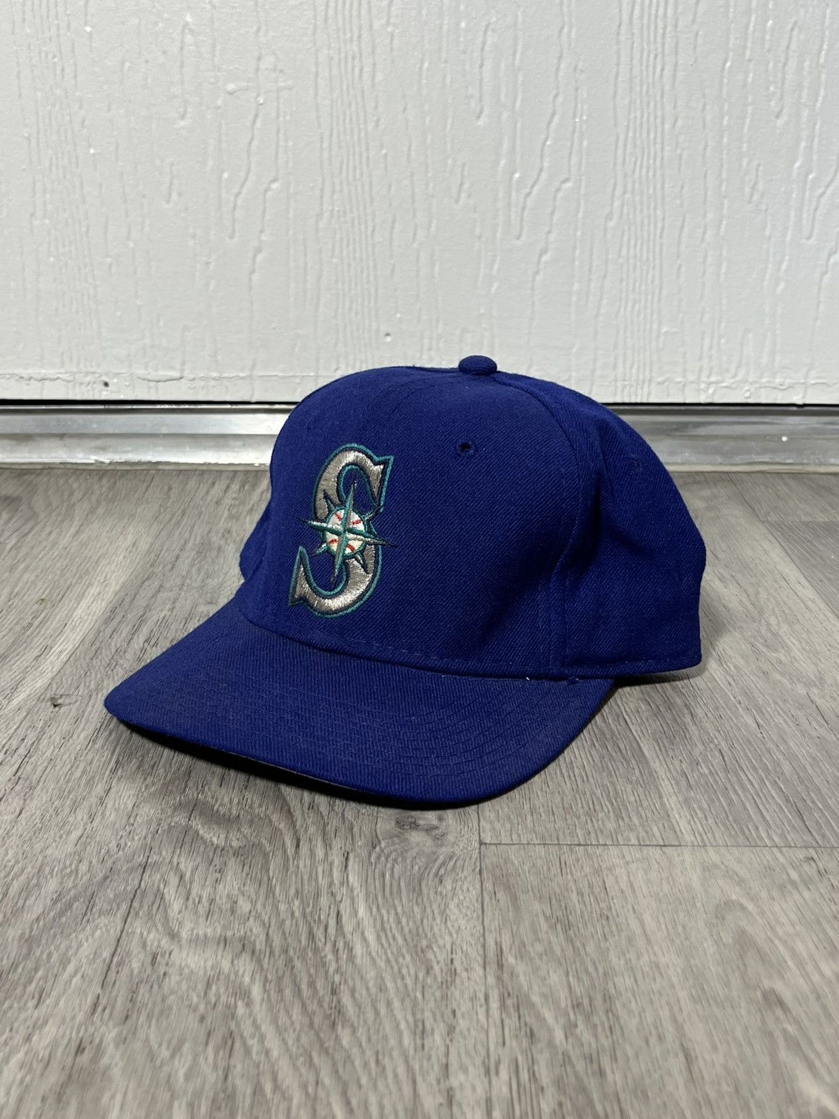 MLB Sports Specialties Seattle Mariners Wool Fitted Hat 7 1/4 Size ONE SIZE - 2 Thumbnail