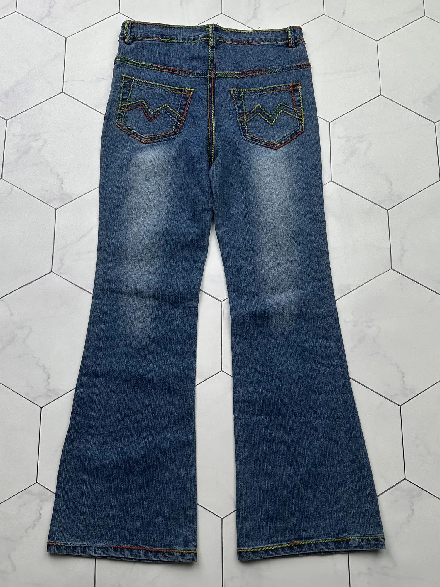 Japanese Brand Vintage Flare Jeans (B499)E2 Size 27" / US 4 / IT 40 - 5 Thumbnail