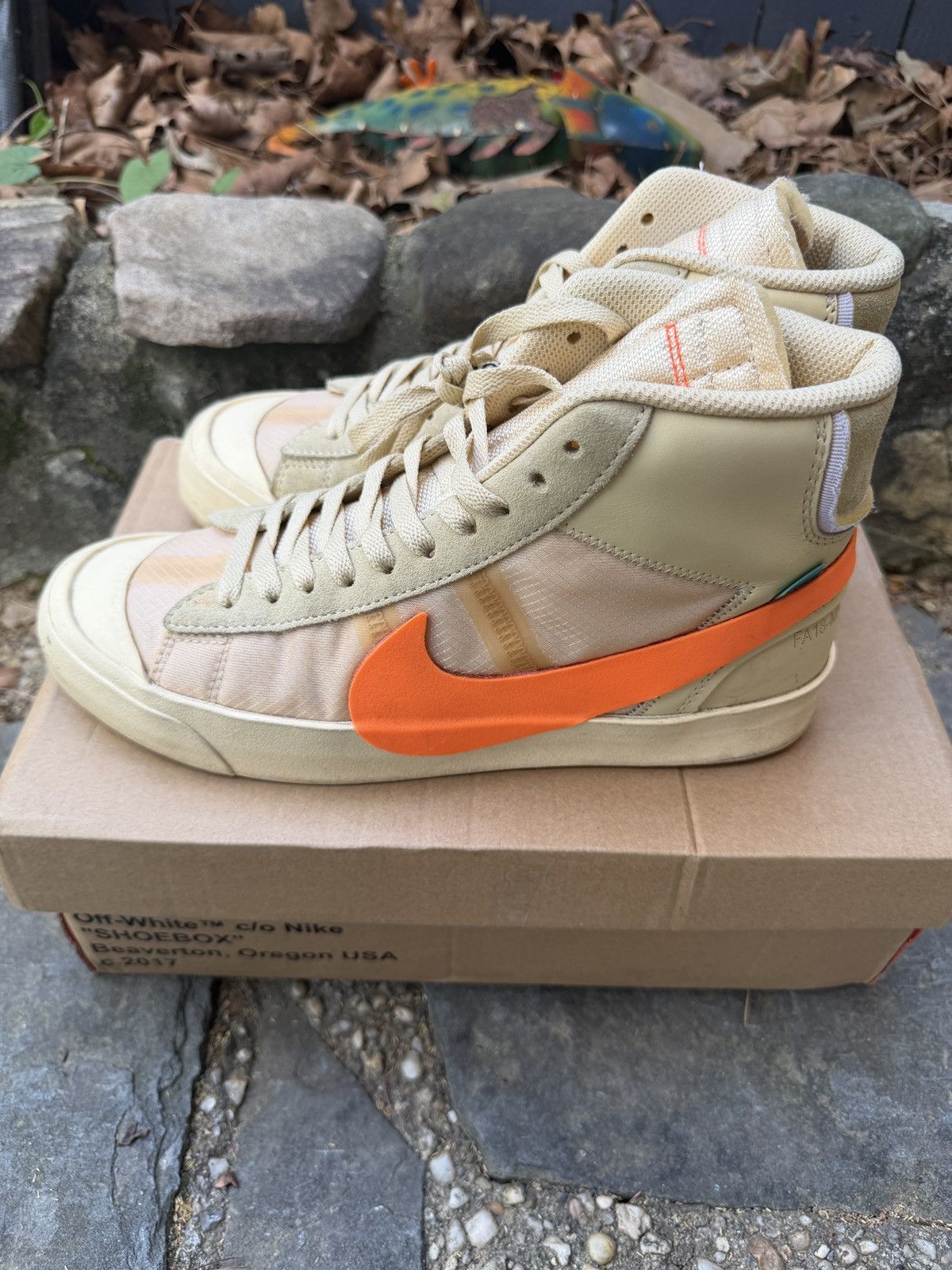 Nike × Off-White Nike x Off-White: Nike Blazer Mid “All Hallows Eve” sz 8.5 Size US 8.5 / EU 41-42 - 7 Thumbnail
