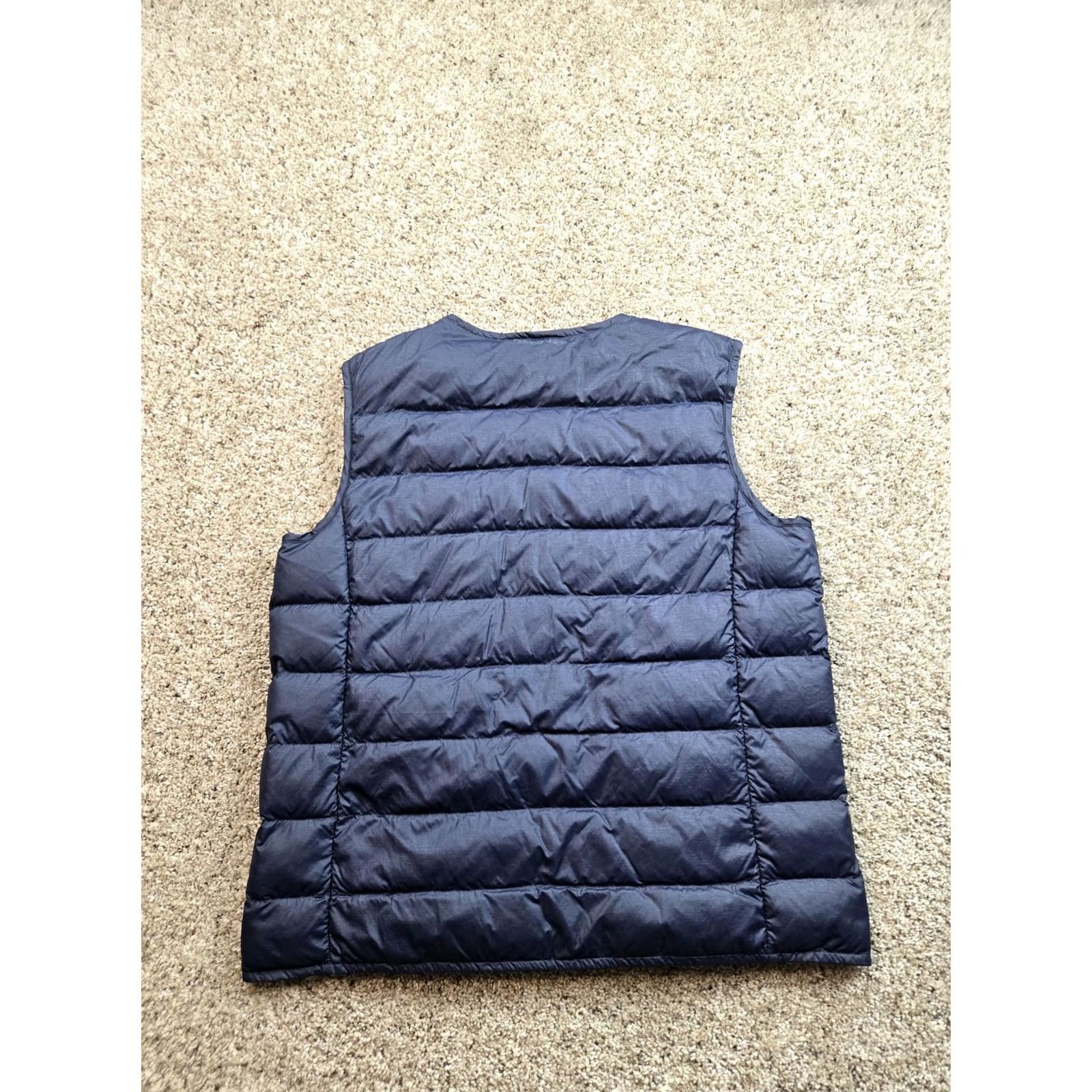 Outdoor Voices Outdoor Voices Puffer Vest Mens M Blue Down Quilted Snaps Front Pockets Vest Size US M / EU 48-50 / 2 - 4 Thumbnail