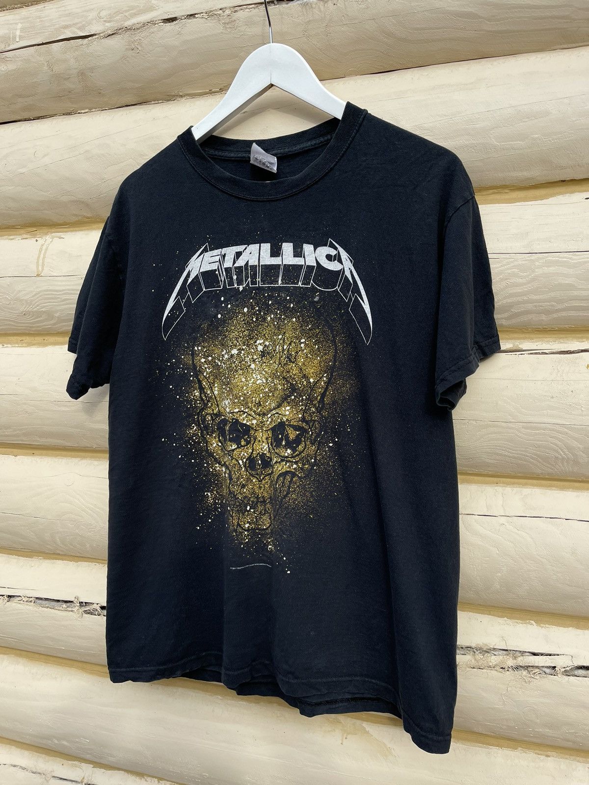 Metallica scull vintage black t-ahirt tee