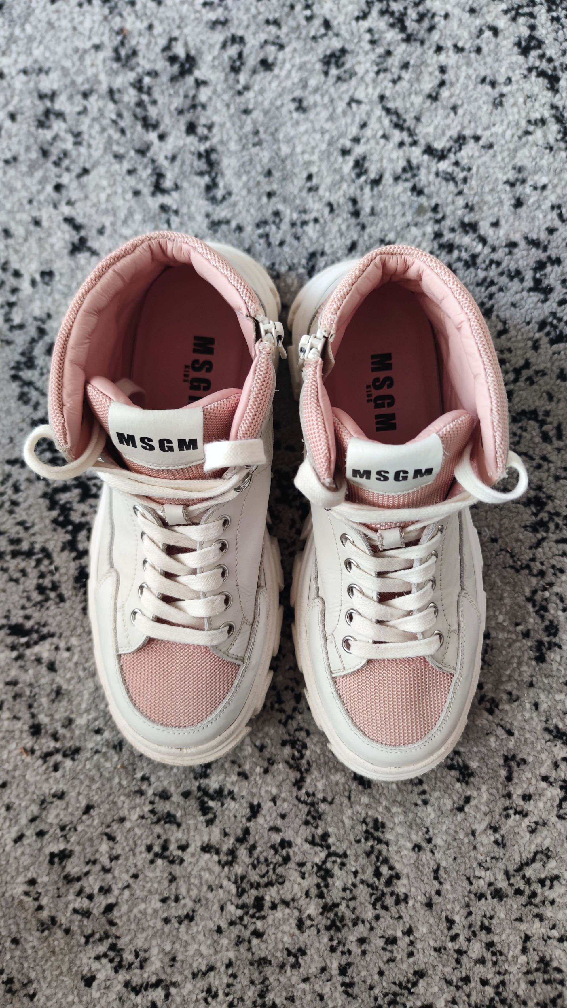 MSGM Leather lace-up ankle boots msgm msgm (massimo giorgetti) Size US 8 / IT 38 - 5 Thumbnail