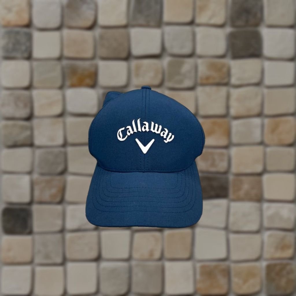 Callaway Callaway Hats Mens L-XL Yupoong Flexfit Blue 6-Panel Lightweight Golf Cap Size ONE SIZE - 1 Thumbnail