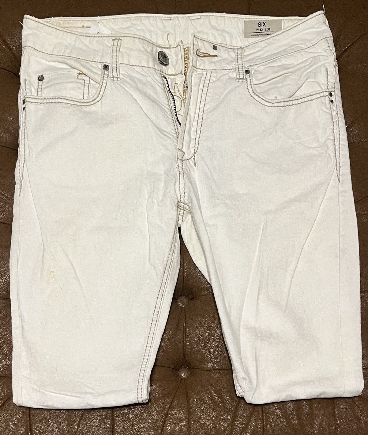 Other Buffalo White Jeans Size US 33 - 3 Thumbnail
