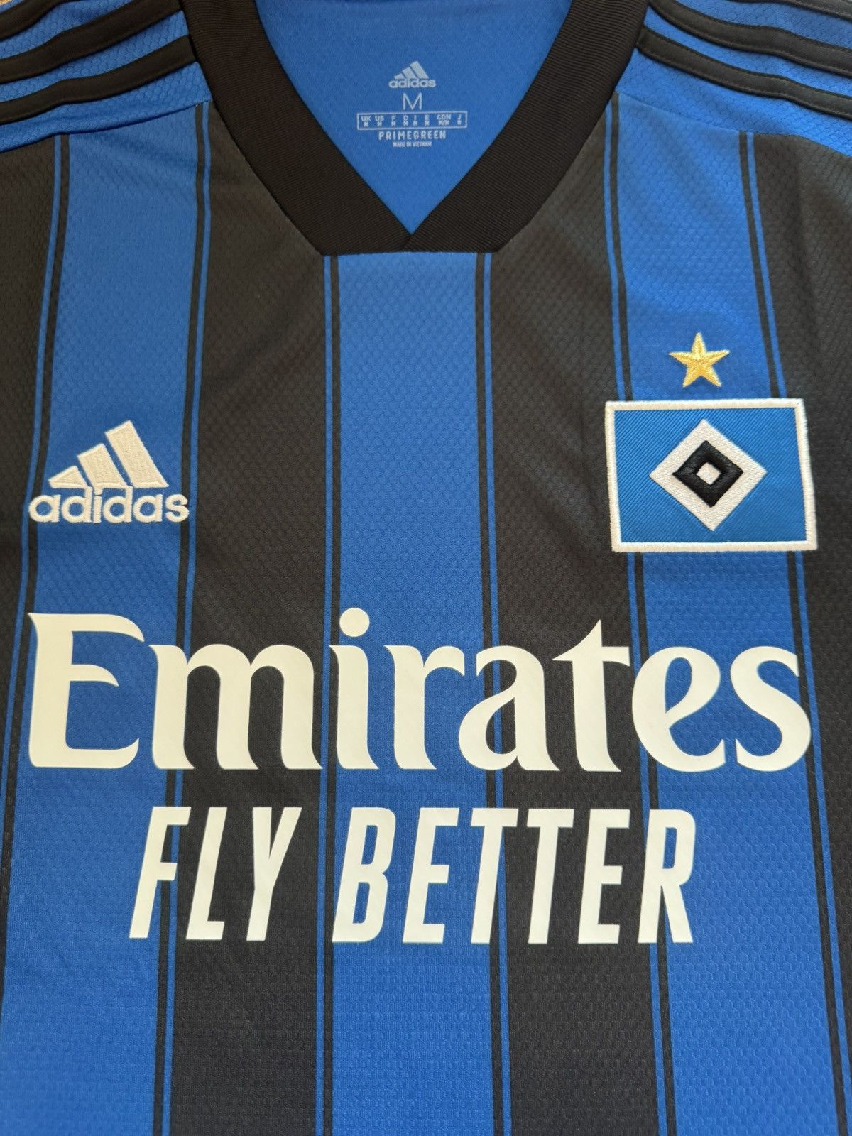 Adidas HAMBURG SV GERMANY 2021/2022 FOOTBALL SHIRT ADIDAS SZ M Size US M / EU 48-50 / 2 - 5 Thumbnail
