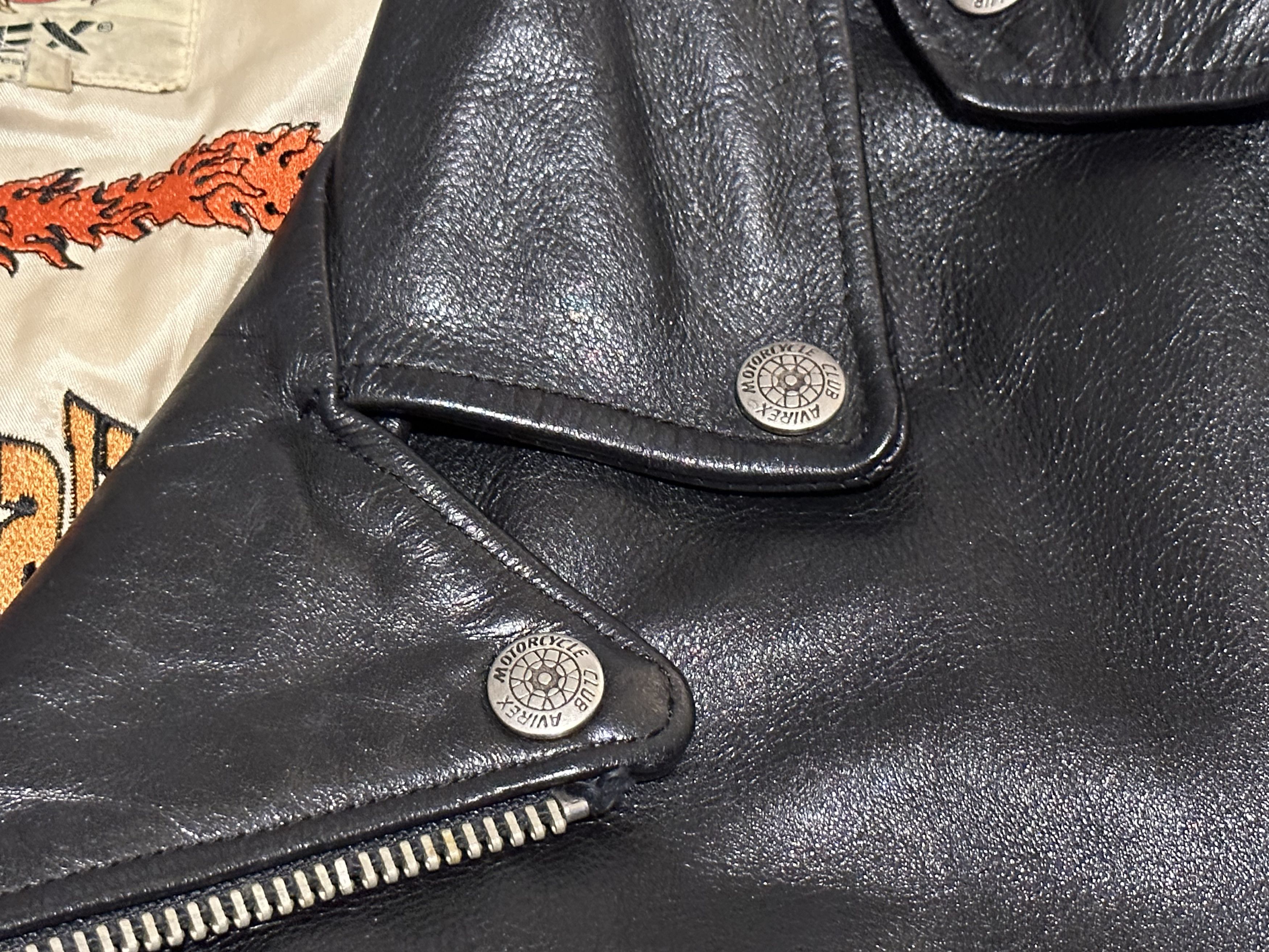 Avirex Avirex Leather Jacket Miss .45 Size XL Size US XL / EU 56 / 4 - 4 Thumbnail