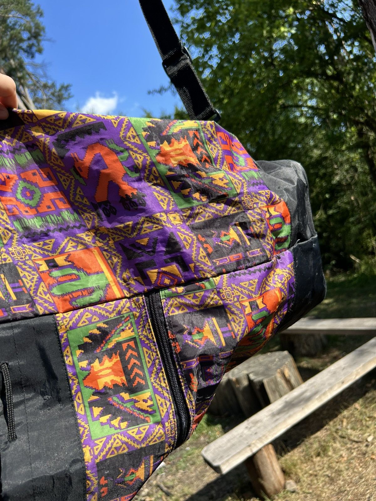 Other Unique Aztec pattern sling backpack / sling bag/shoulder bag Size ONE SIZE - 10 Thumbnail