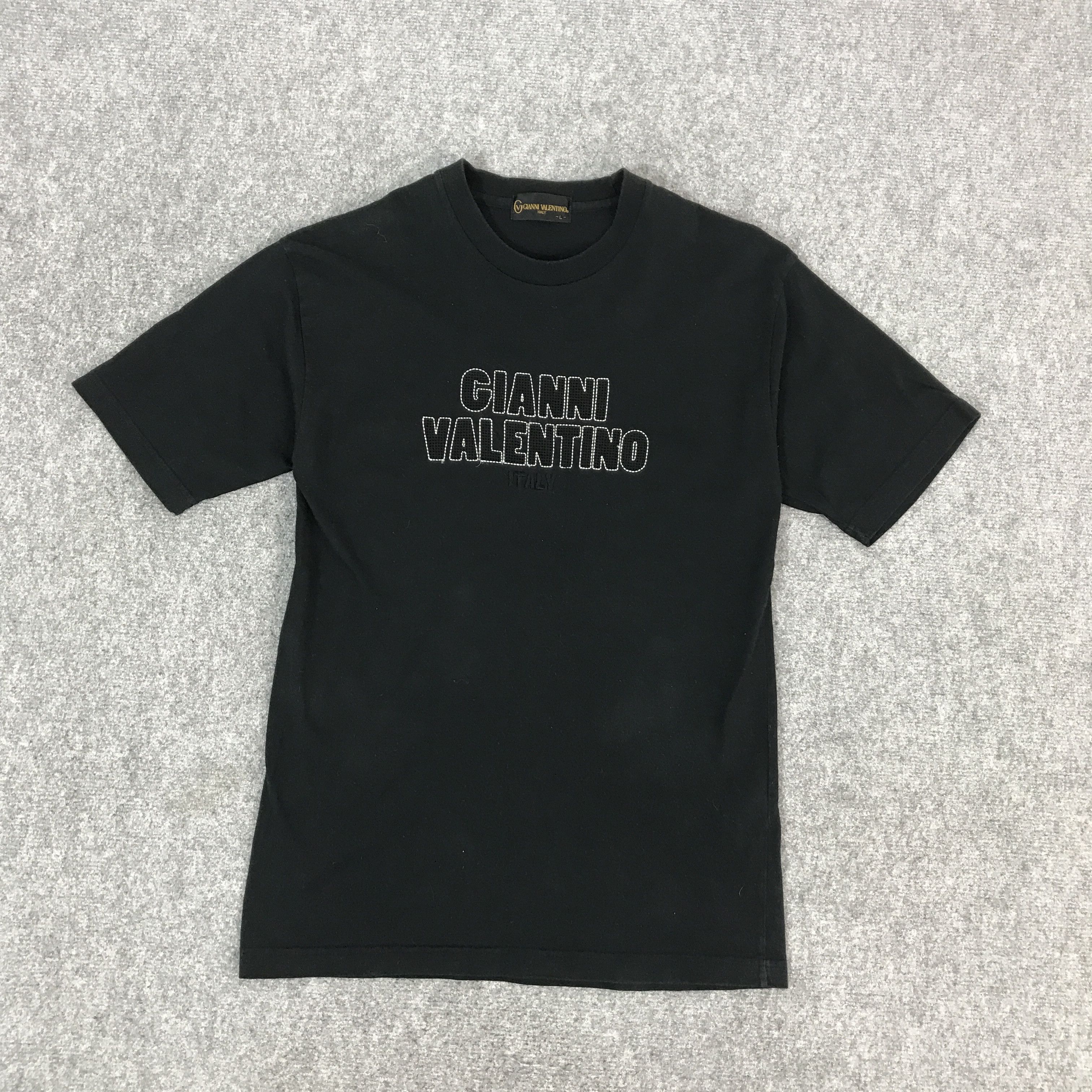 Gianni Valentino GIANNI VALENTINO EMBROIDERY LOGO TSHIRTS Size US L / EU 52-54 / 3 - 1 Thumbnail