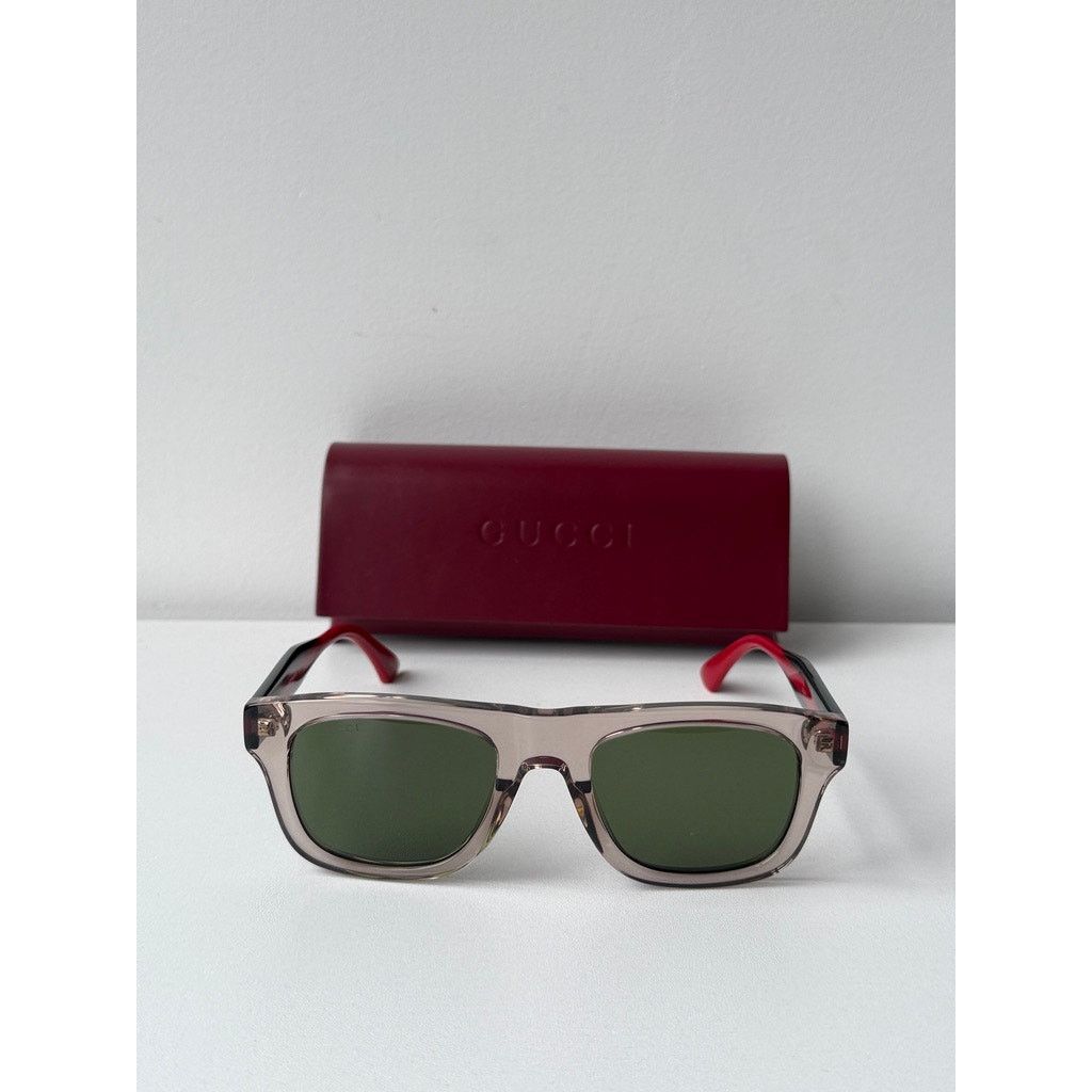 Gucci NEW Gucci GG1991S 003 Brown Square Sunglasses $395 Size ONE SIZE - 2 Thumbnail