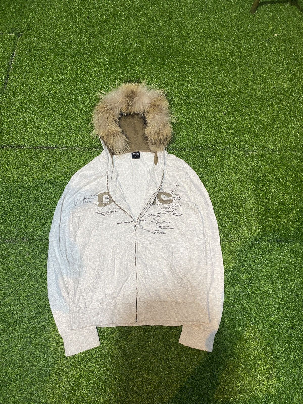 If Six Was Nine × Le Grande Bleu (L.G.B.) × Yasuyuki Ishii DOHC FAUX FUR HOODIE IFSIXWASNINE STYLE🖤 Size US M / EU 48-50 / 2 - 6 Thumbnail