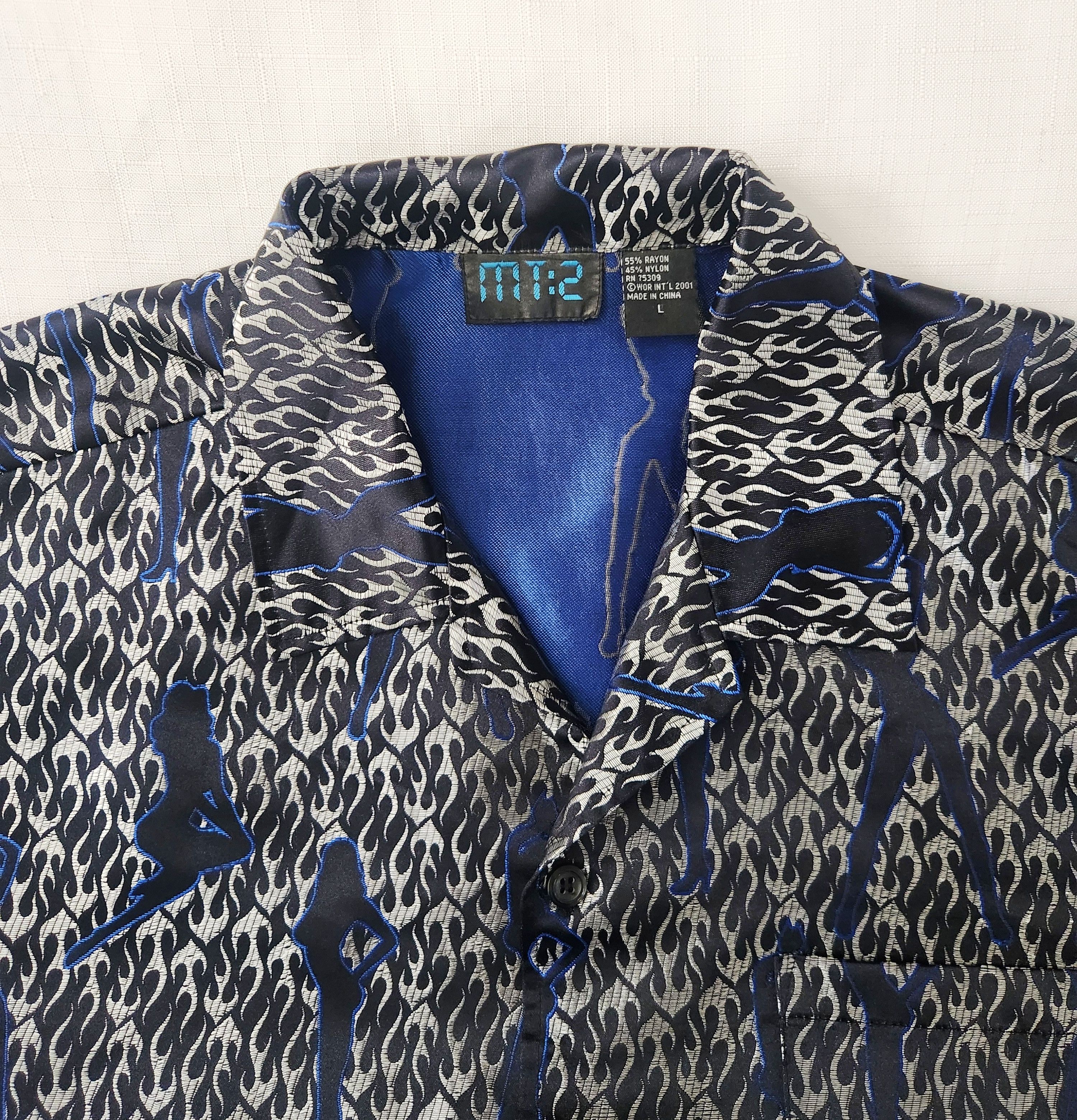 Vintage Vintage MT2 Naked Girls Strippers Rayon Blend All Over Print Size US L / EU 52-54 / 3 - 7 Thumbnail