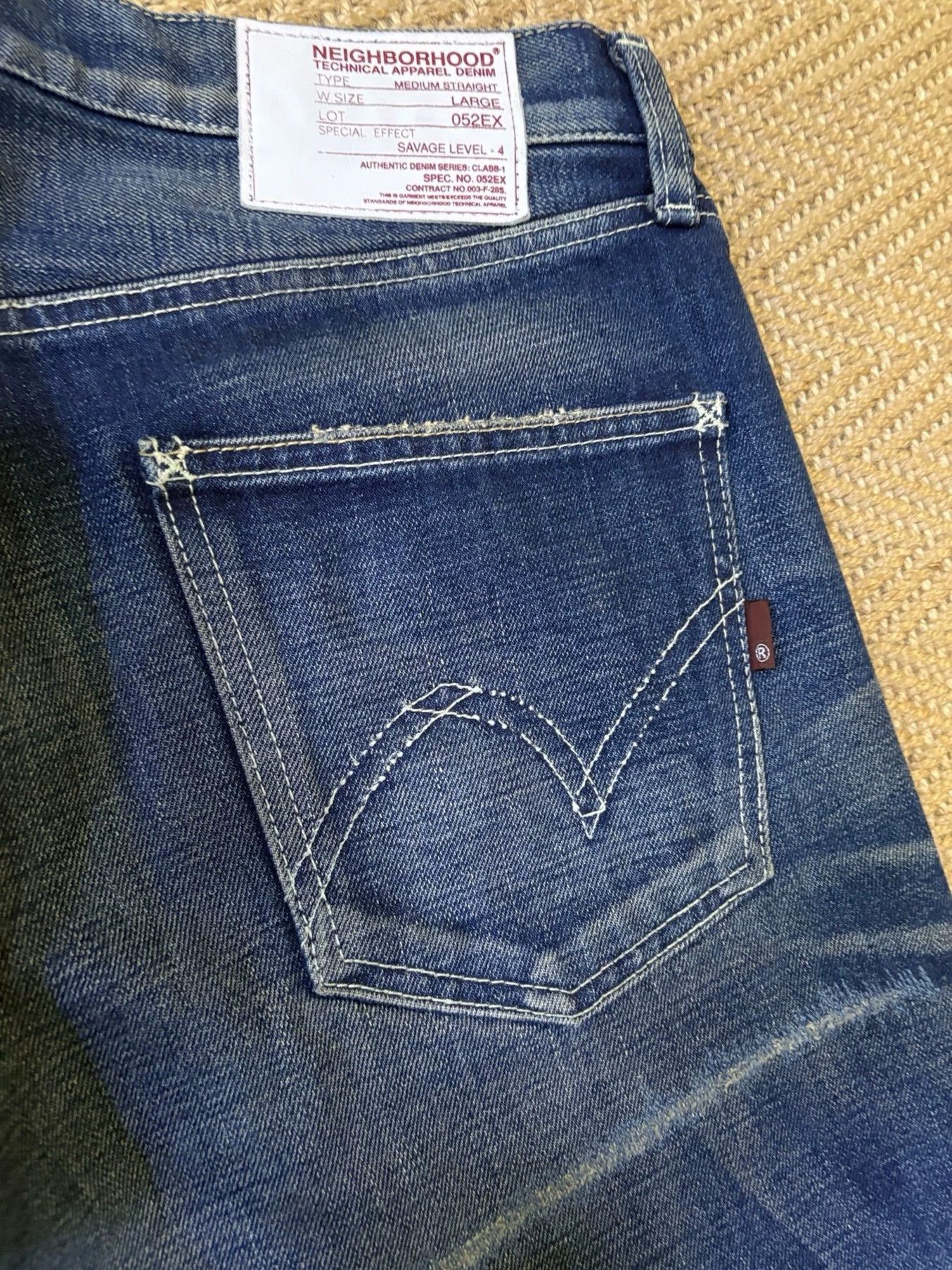 Neighborhood Neighborhood 05 Lightning Wash Distressed Jeans L Size US 34 / EU 50 - 7 Thumbnail
