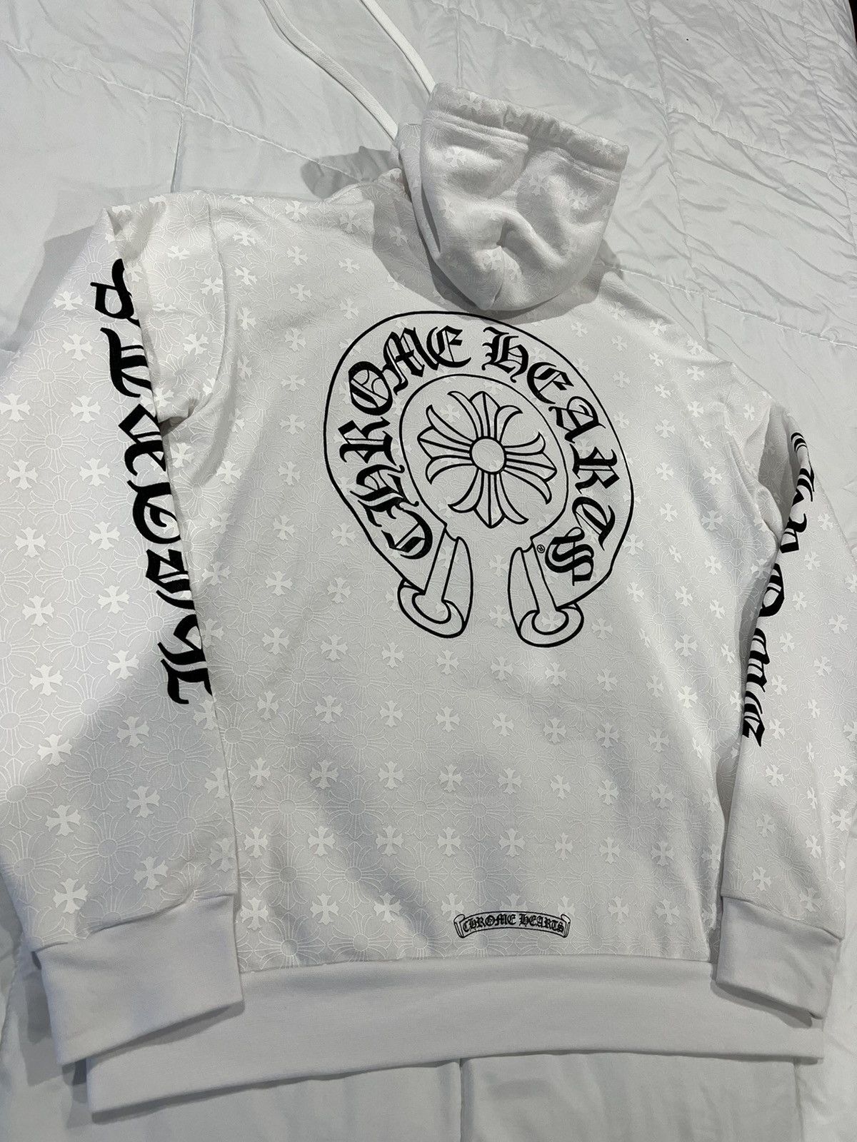 Chrome Hearts Plus Cross Allover Print Hoodie