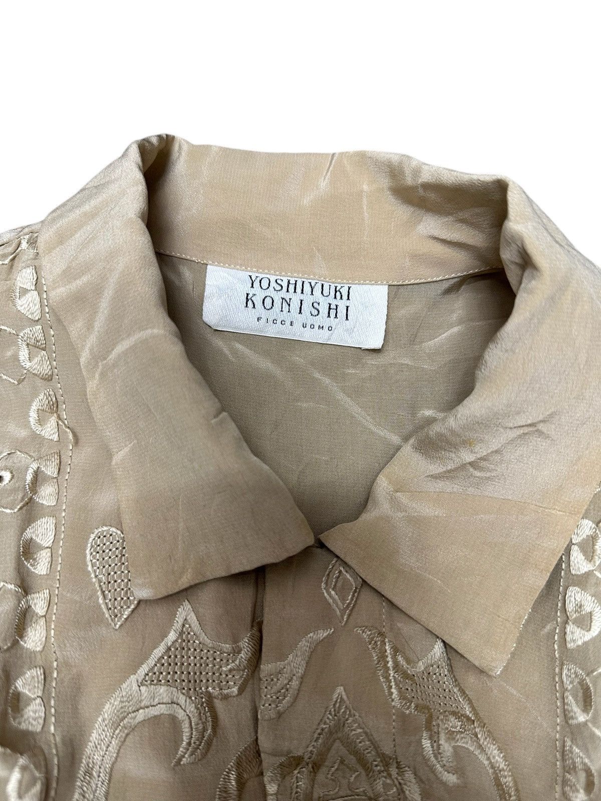 Yoshiyuki Konishi 1990s FICCE UOMO DESIGNED BY YOSHIYUKI KONISHI SHIRT Arabian Size US L / EU 52-54 / 3 - 6 Thumbnail