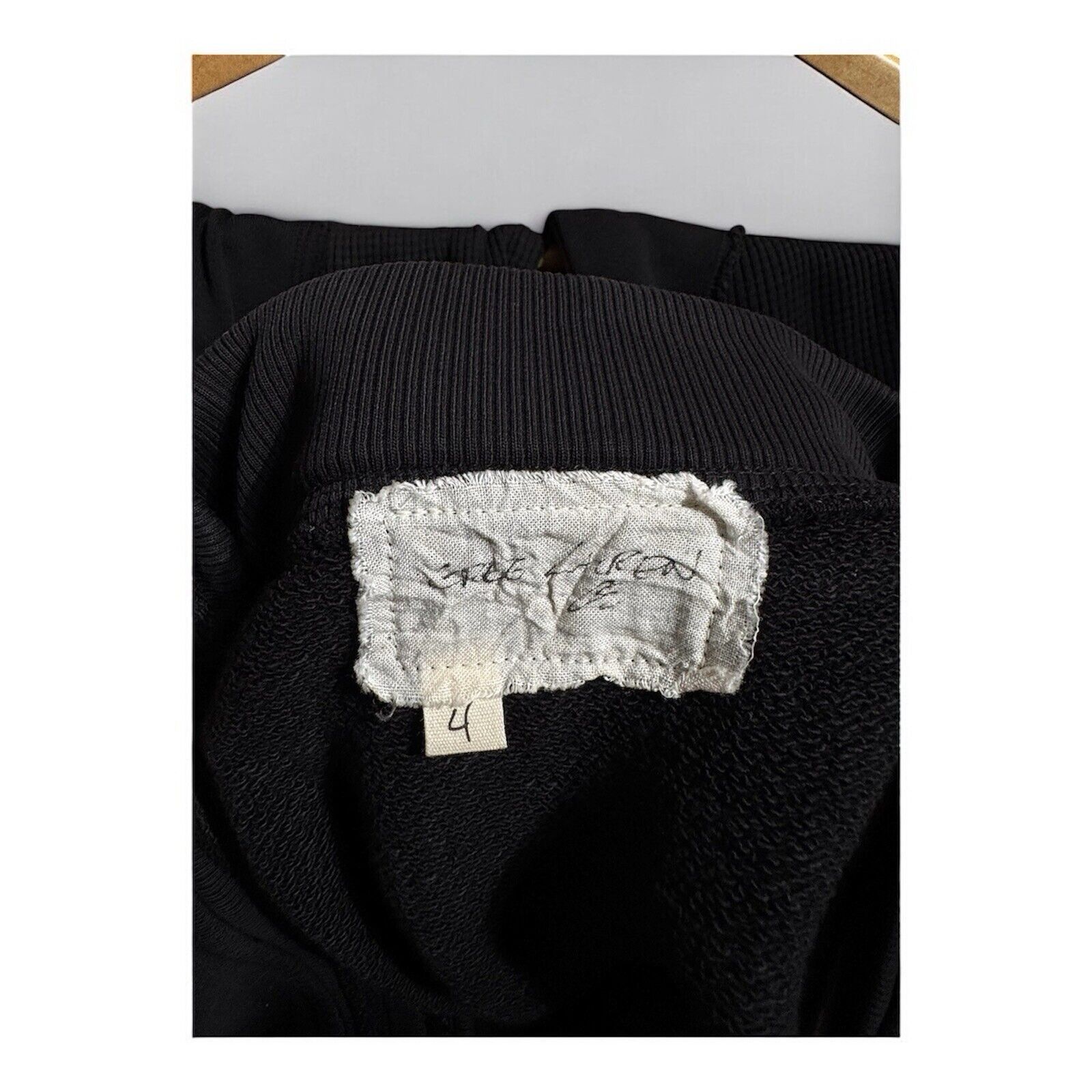 Greg Lauren Greg Lauren 50/50 Black Sweatsuit Hoodie + Sweats Size 4 XL Size US 38 / EU 54 - 9 Thumbnail