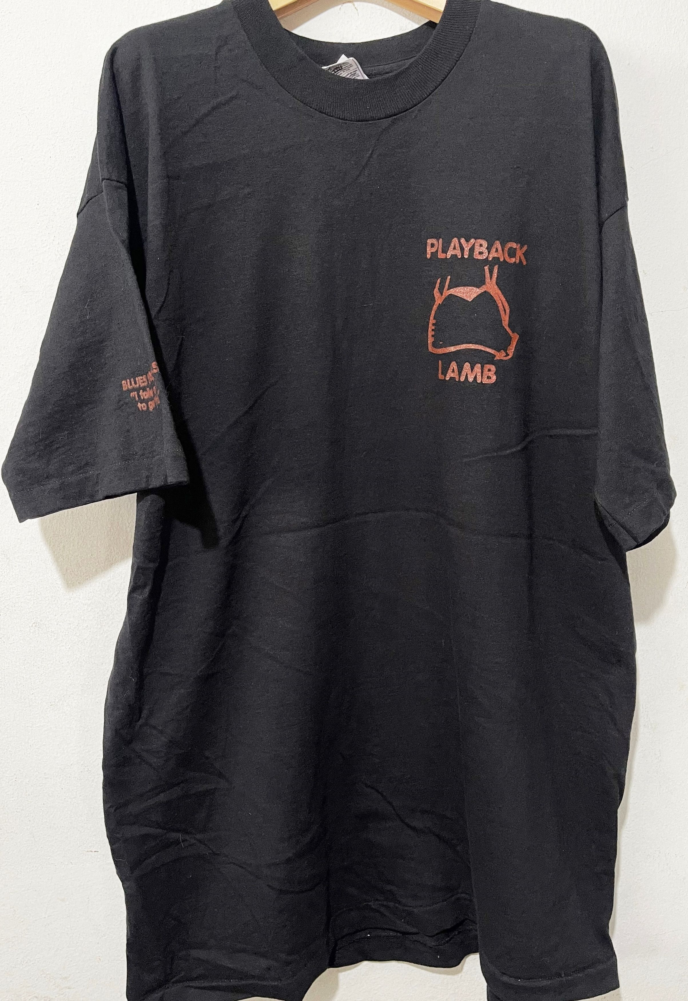 Band Tees × Vintage Vintage 90s Playback Lamb Shirt Size US XXL / EU 58 / 5 - 3 Thumbnail