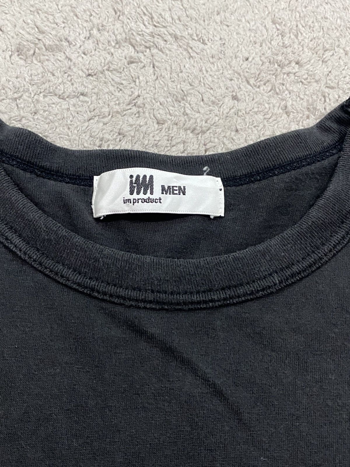 Issey Miyake Issey Miyake Black Plain Tee Shirt Single Stich Vintage 90s Size US L / EU 52-54 / 3 - 3 Thumbnail