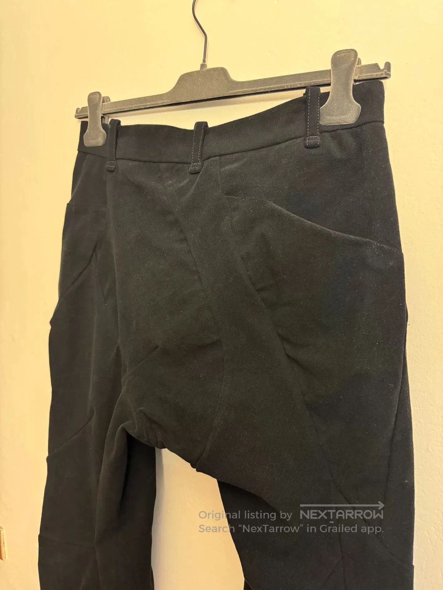 Leon Emanuel Blanck Leon Emanuel Blanck Black 3D Flared Pants. Size US 34 / EU 50 - 7 Thumbnail