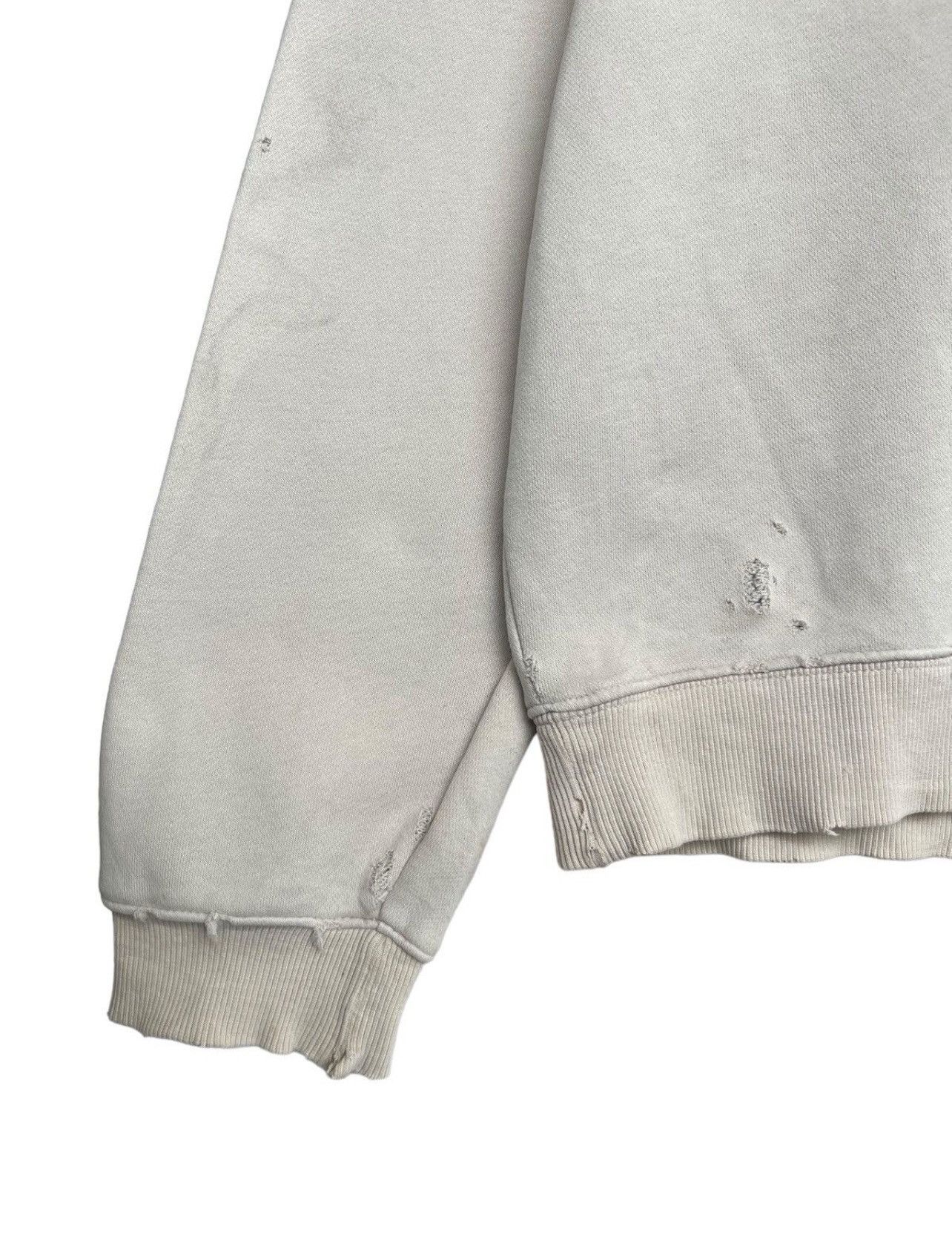 Columbia Columbia Distressed Thrashed Beige Sweatshirt Oversized XL Size US XL / EU 56 / 4 - 5 Thumbnail