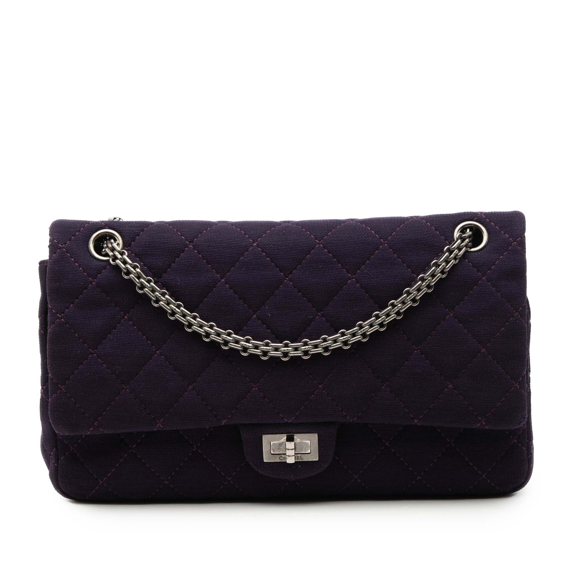 Chanel Quilted Jersey Reissue 2.55 Double Flap 226 Size ONE SIZE - 1 Thumbnail