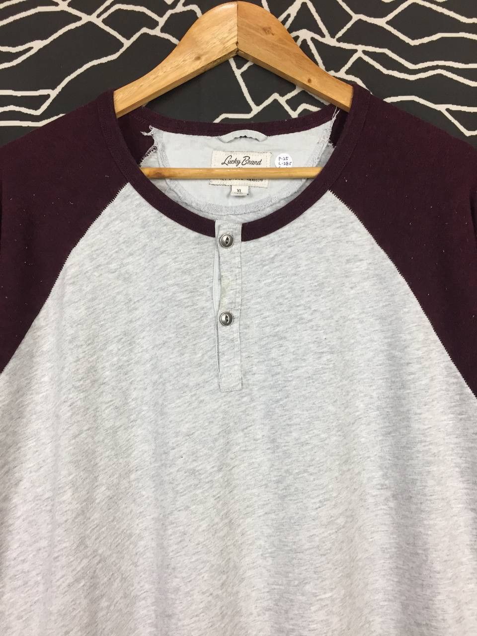 Lucky Brand × Vintage Lucky Brand California Softest Knitwear Grey Label Tee Size US XL / EU 56 / 4 - 3 Thumbnail