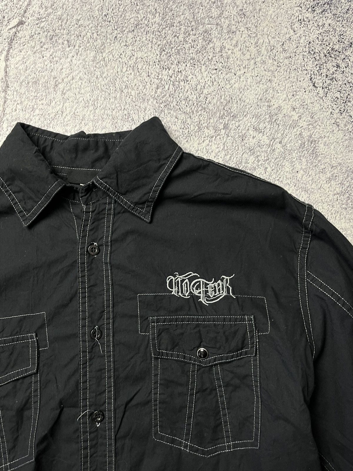 No Fear Vintage No Fear Button Up Shirt Big Logo USA Size US M / EU 48-50 / 2 - 8 Thumbnail