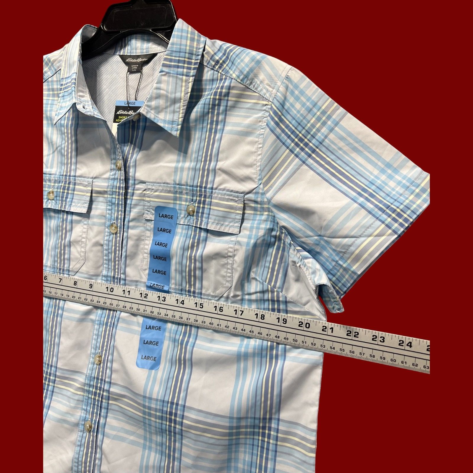 Other Eddie Bauer - Women's Moisture Wicking Short Sleeve Shirt - Size L / US 10 / IT 46 - 5 Thumbnail