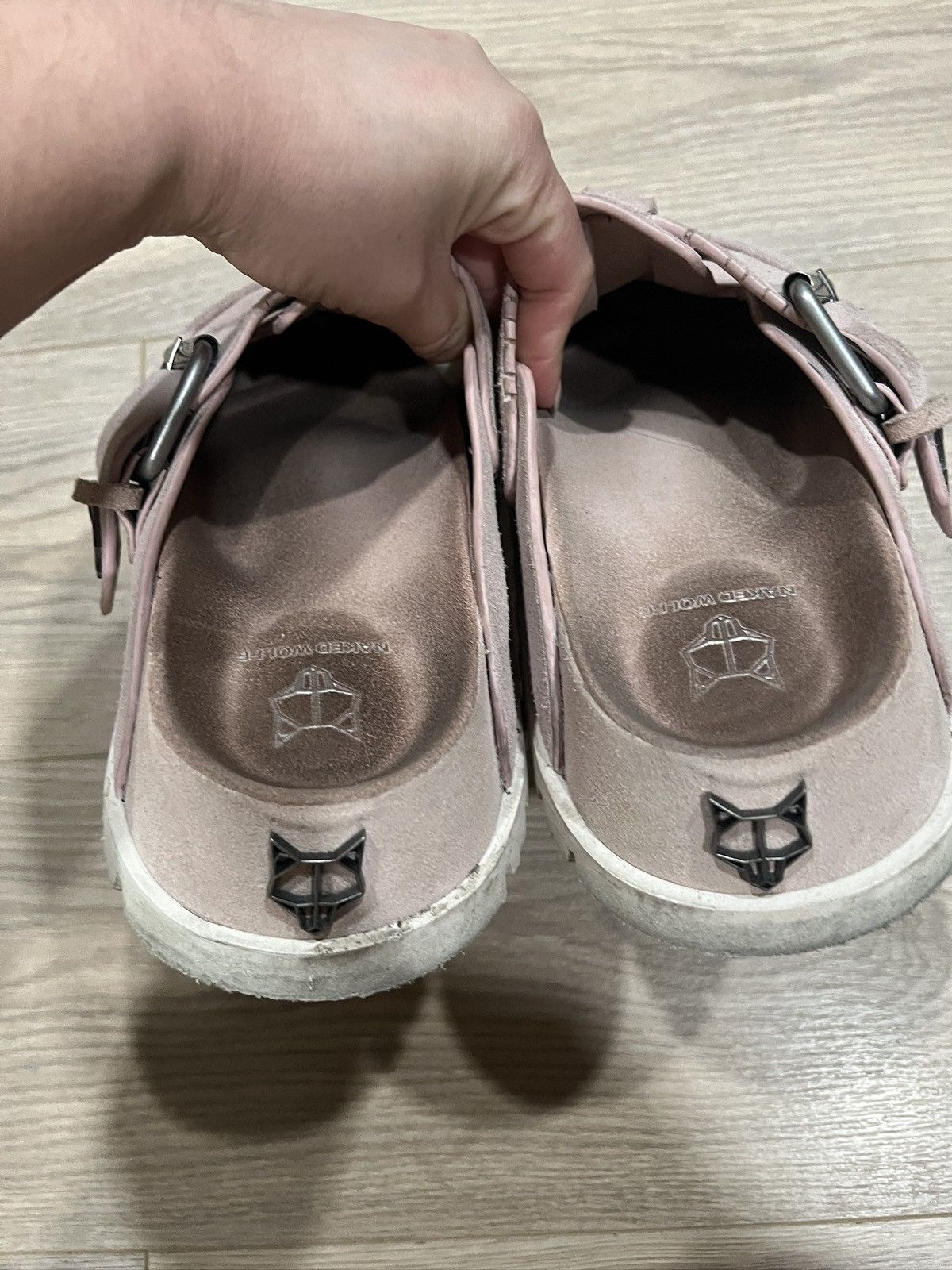 NAKED WOLFE Naked Wolfe Platform Mules - Blush/White Size US 7 / IT 37 - 6 Thumbnail