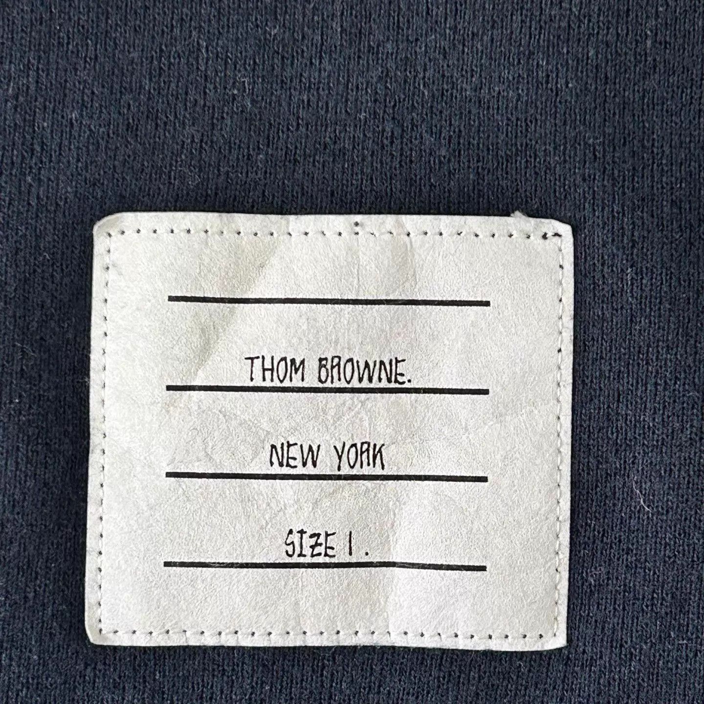 Thom Browne TB 4-bar ribbed drawstring sweats navy size 1 Size US 30 / EU 46 - 5 Thumbnail