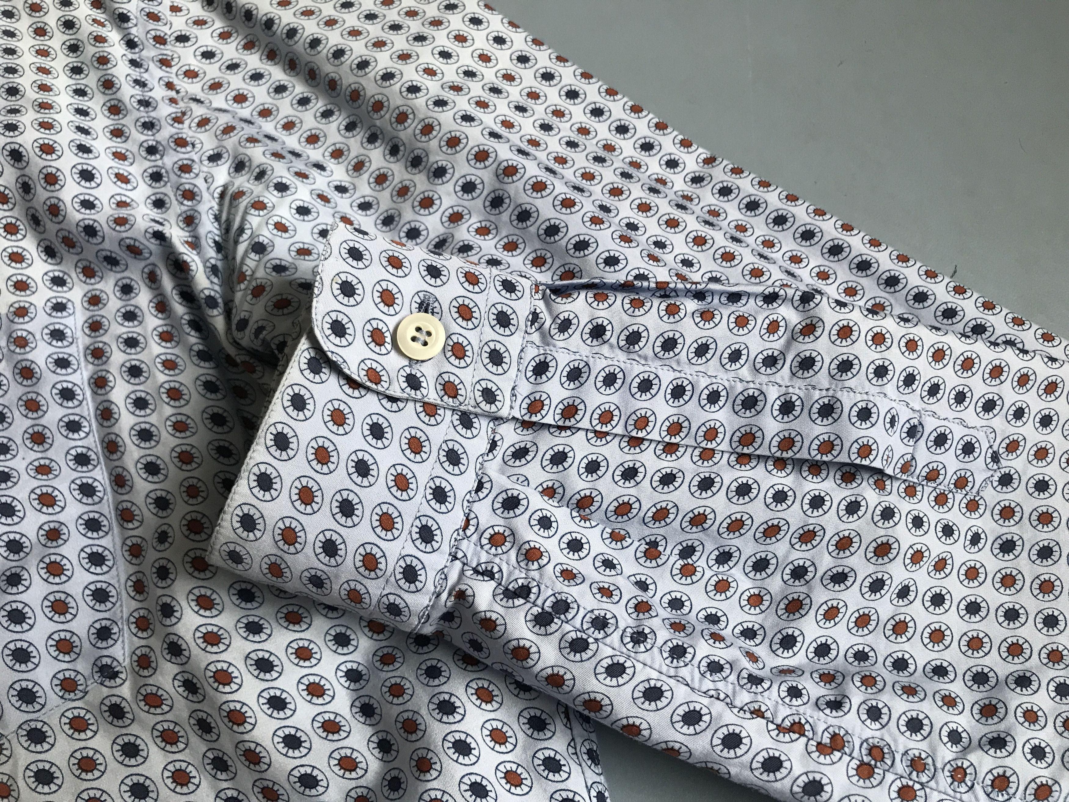 Prada Prada shirt in light blue with rare sun print size 39 (S-M) Size US S / EU 44-46 / 1 - 5 Thumbnail