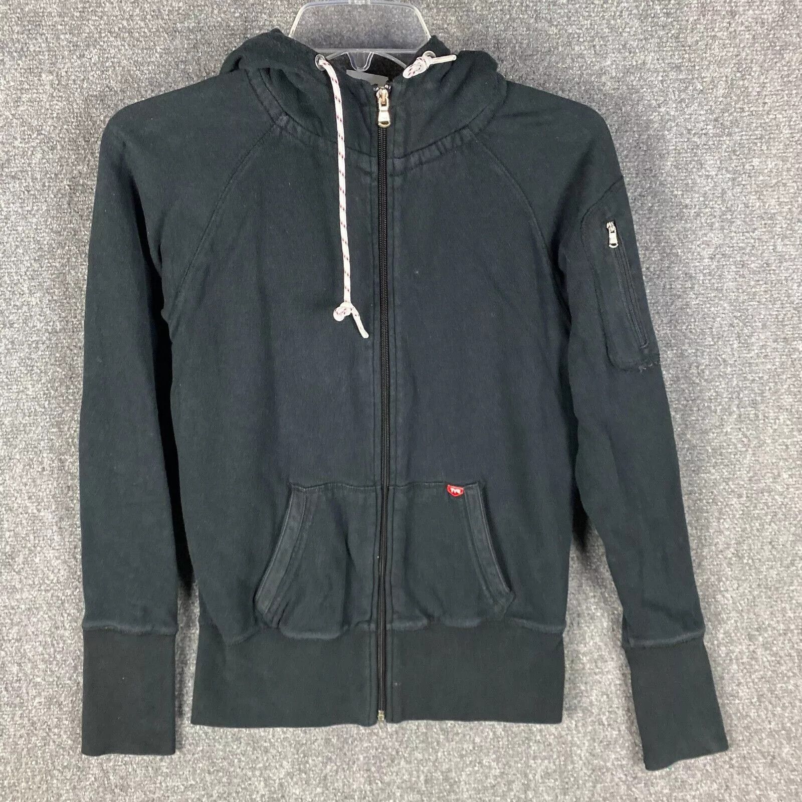 Other TYR Hoodie Women's Full Zip Distressed 100% Cotton M Size M / US 6-8 / IT 42-44 - 1 Thumbnail