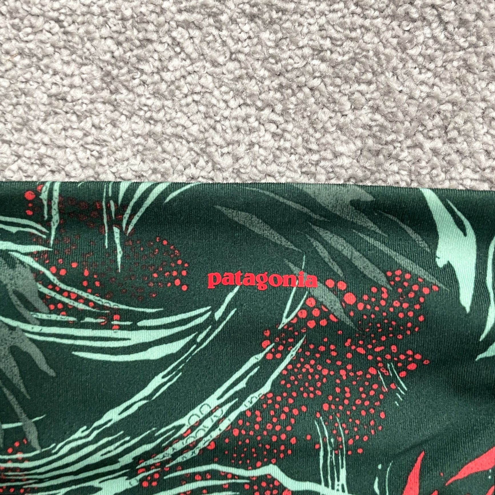 Patagonia Patagonia Leggings Womens M Green Patterned Active Yoga Compression Size 32" / US 10 / IT 46 - 4 Thumbnail