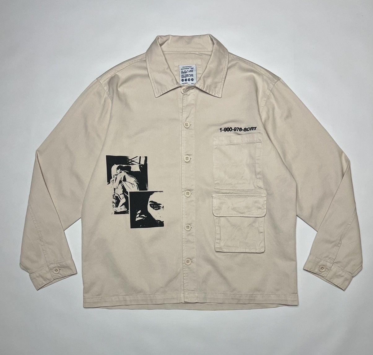 SCRT Stay Creative Co. Requiem film overshirt Size US M / EU 48-50 / 2 - 1 Thumbnail