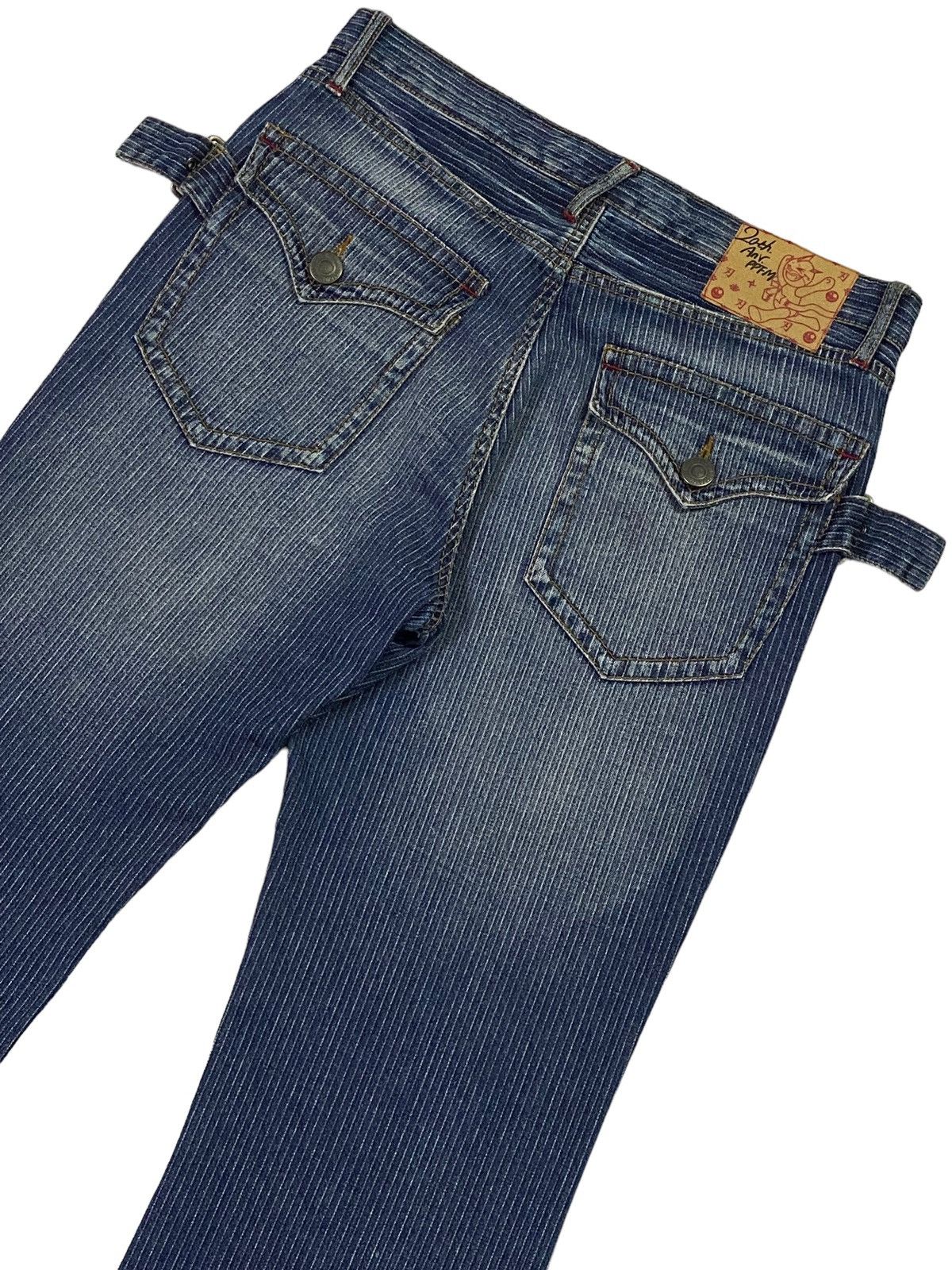 PPFM PPFM 20Th Anniversary Stripes Bondage Pant Flare Jeans Size US 32 / EU 48 - 16 Thumbnail