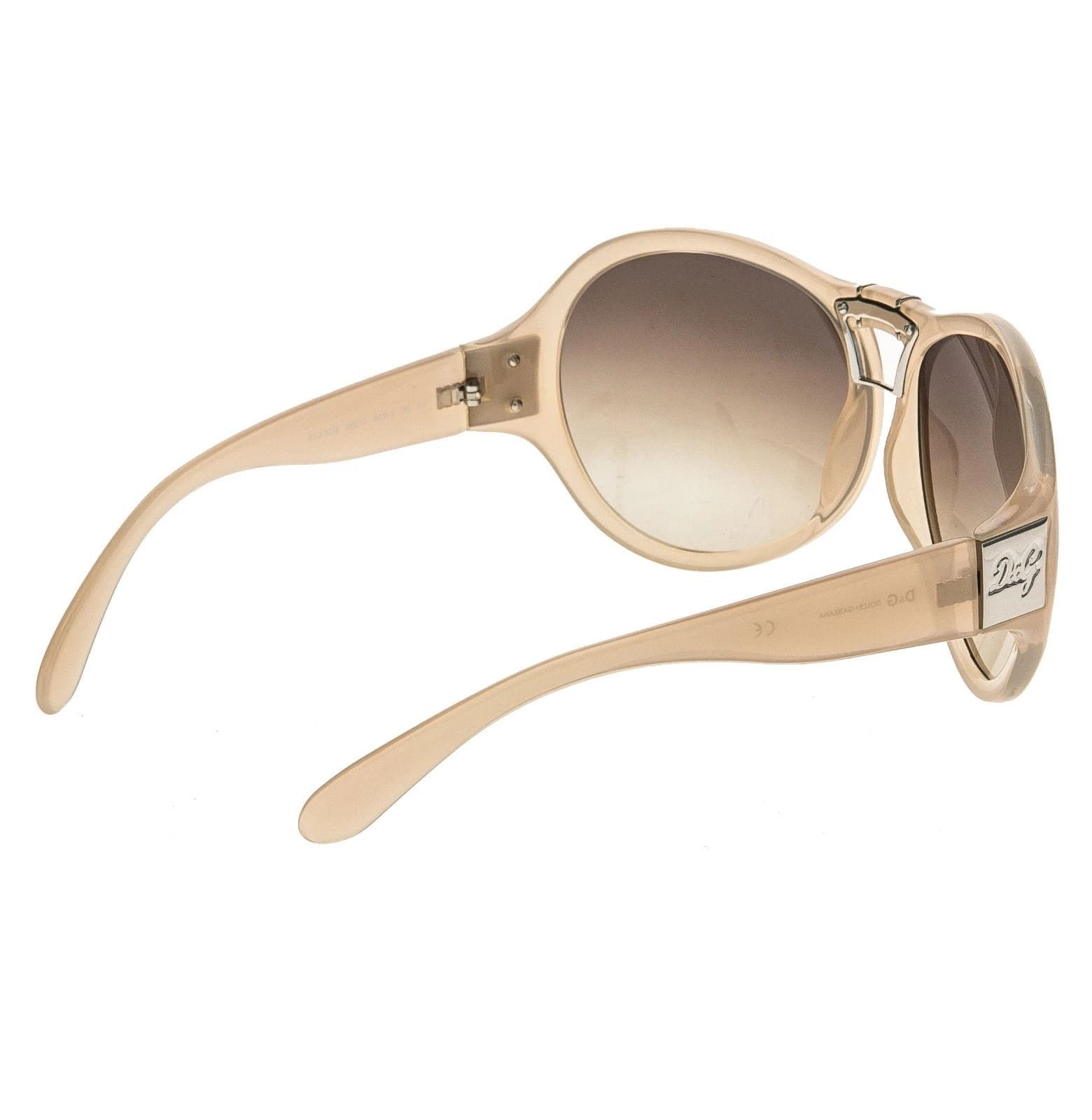 Dolce & Gabbana Dolce & Gabbana DG8048 Beige Oversized Round Vintage 8048 Size ONE SIZE - 2 Thumbnail